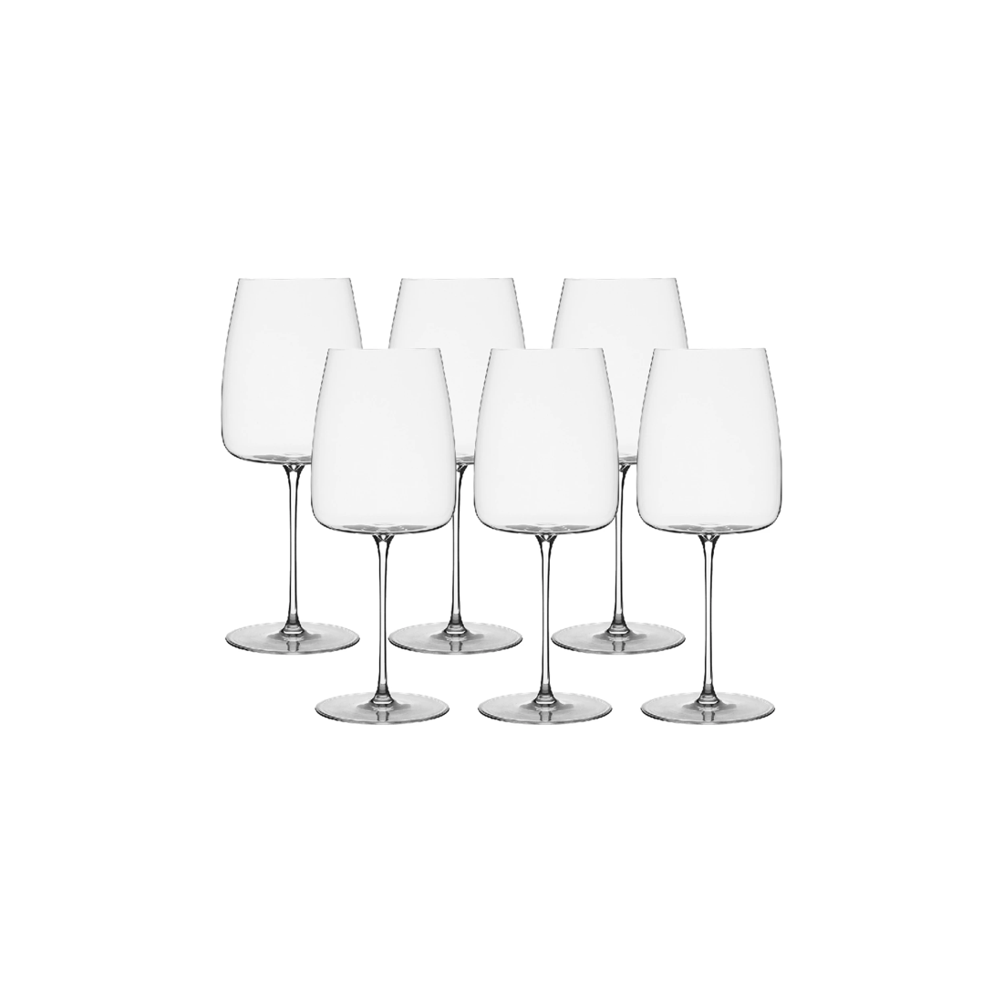 1 6pc Ecology Epicure Stemmed 600ml/23.5cm Red Wine Glasses Drinkware Set Clear
 - Clear, 1 of 4