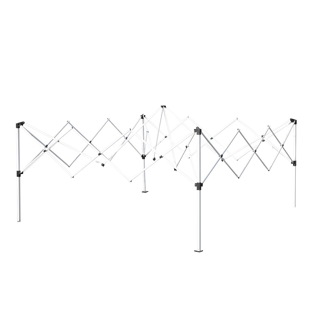 5 Mountview Pop Up Gazebo with Mesh Side Walls - Black, 5 of 8