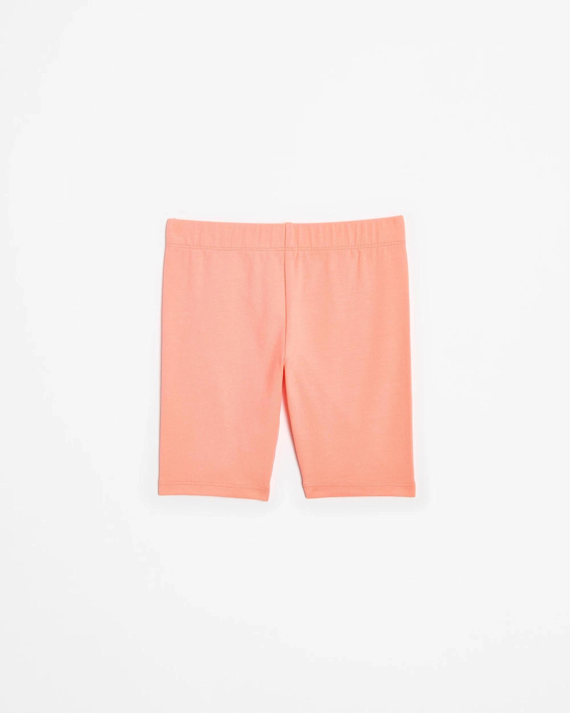 3 Target Kids Australian Cotton Bike Shorts 3 Pack PINK FLORAL BLUE STRIPE, 3 of 5