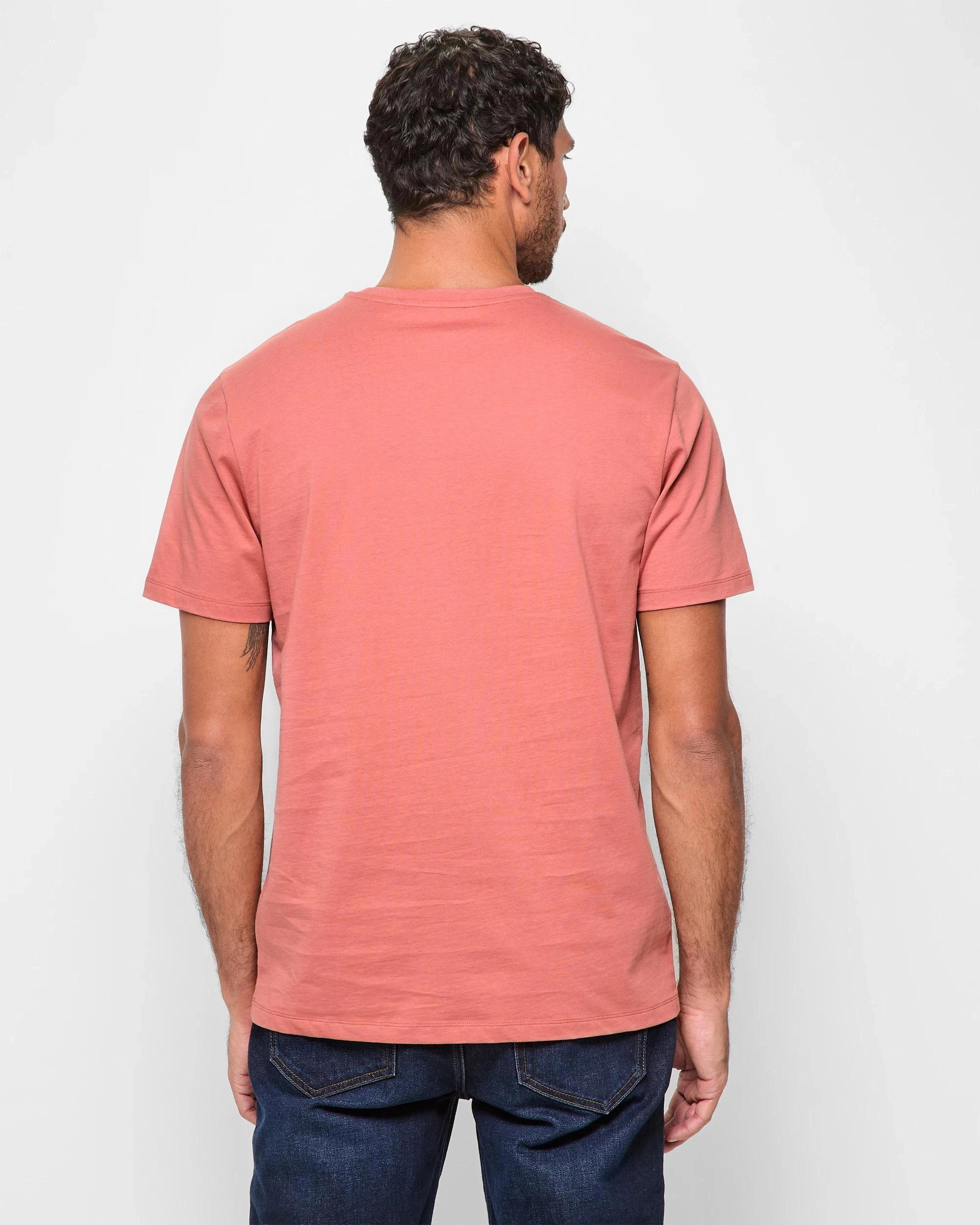 4 Target Australian Cotton Crew T-Shirt BRICK, 4 of 5