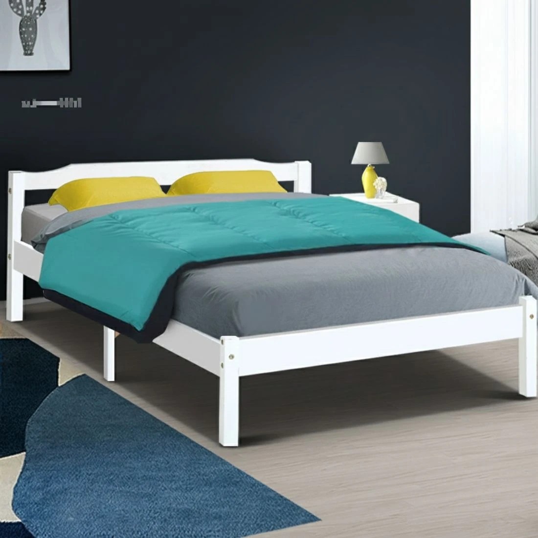 8 Artiss Bed Frame Double Size Wooden  LEXI - Multi, 8 of 8