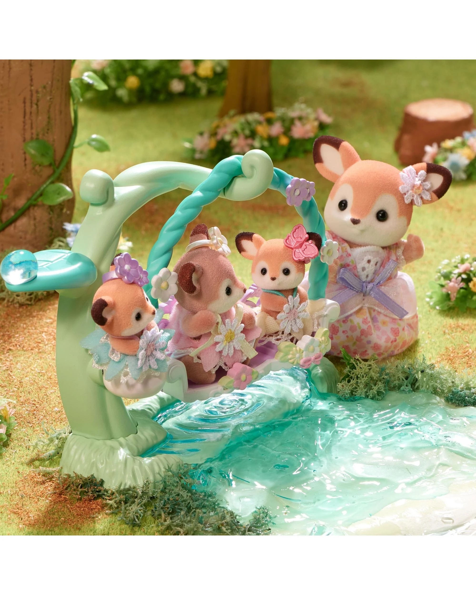5 Sylvanian Families Floral Swing Set, 5 of 8