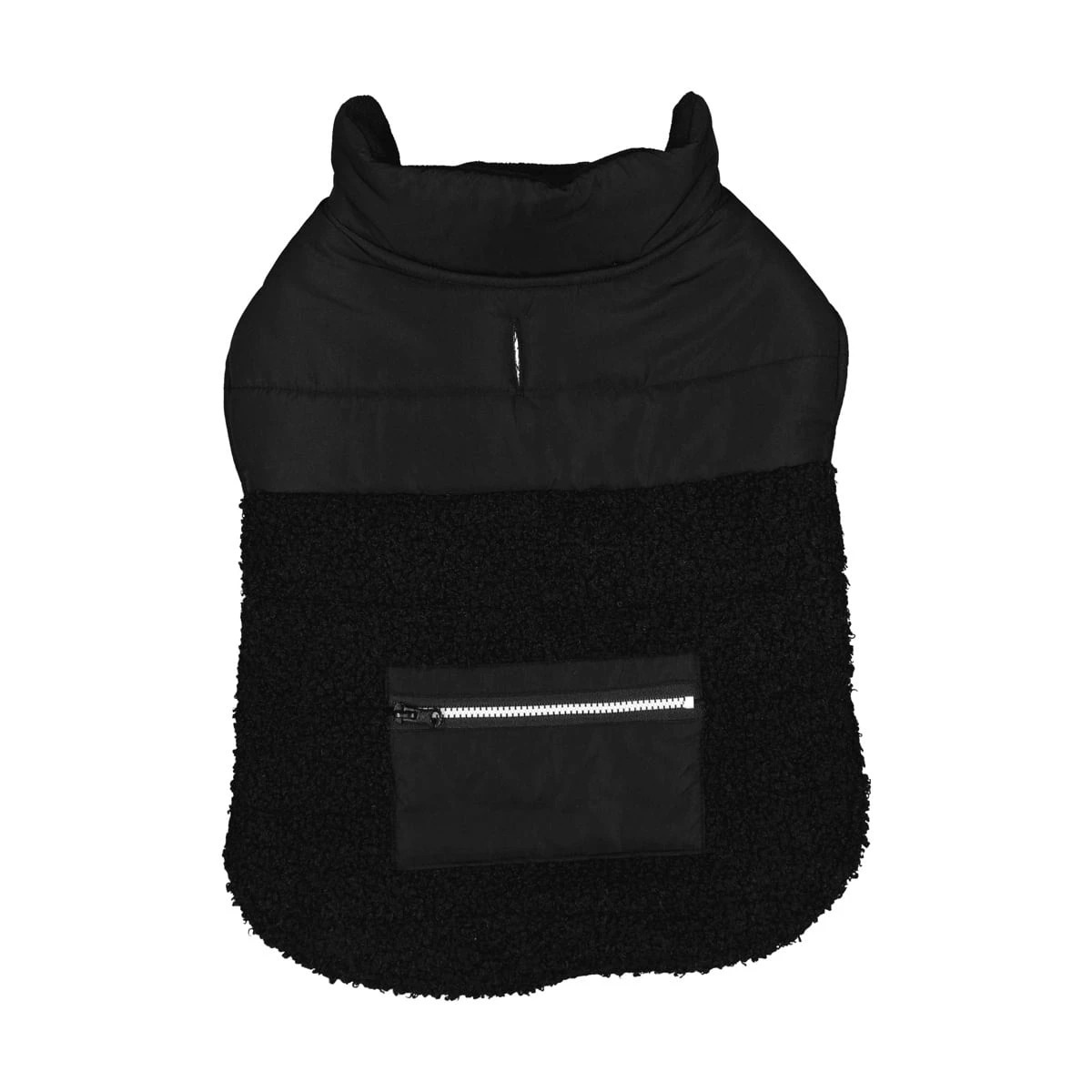 5 Pet Puffer Vest - Medium, Black, 5 of 10