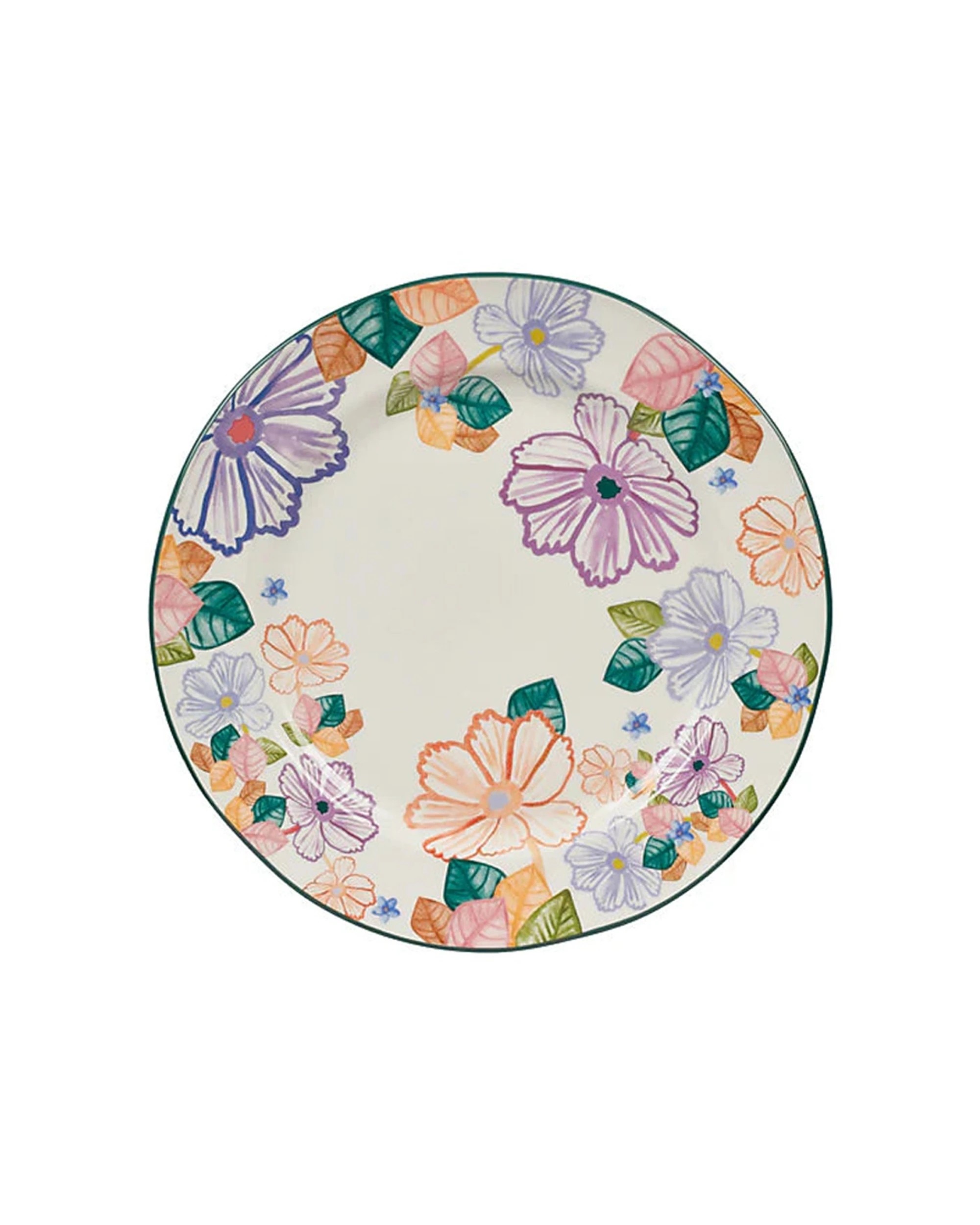 2 Maxwell And Williams Poppy Love Round Platter Plate 36cm Stoneware Floral Design - Multi, 2 of 3