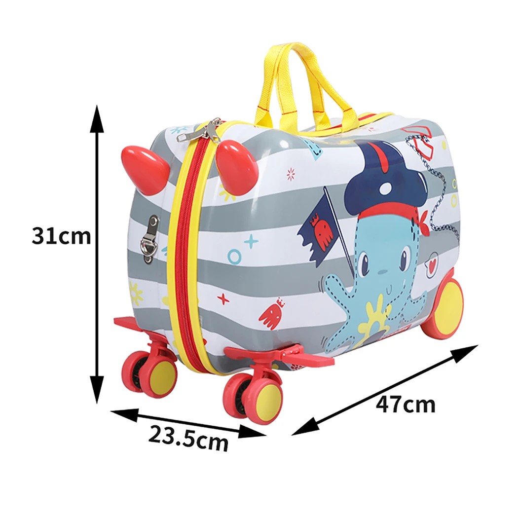 3 BoPeep 17 inch Kids Suitcase Octopus Design, 3 of 8