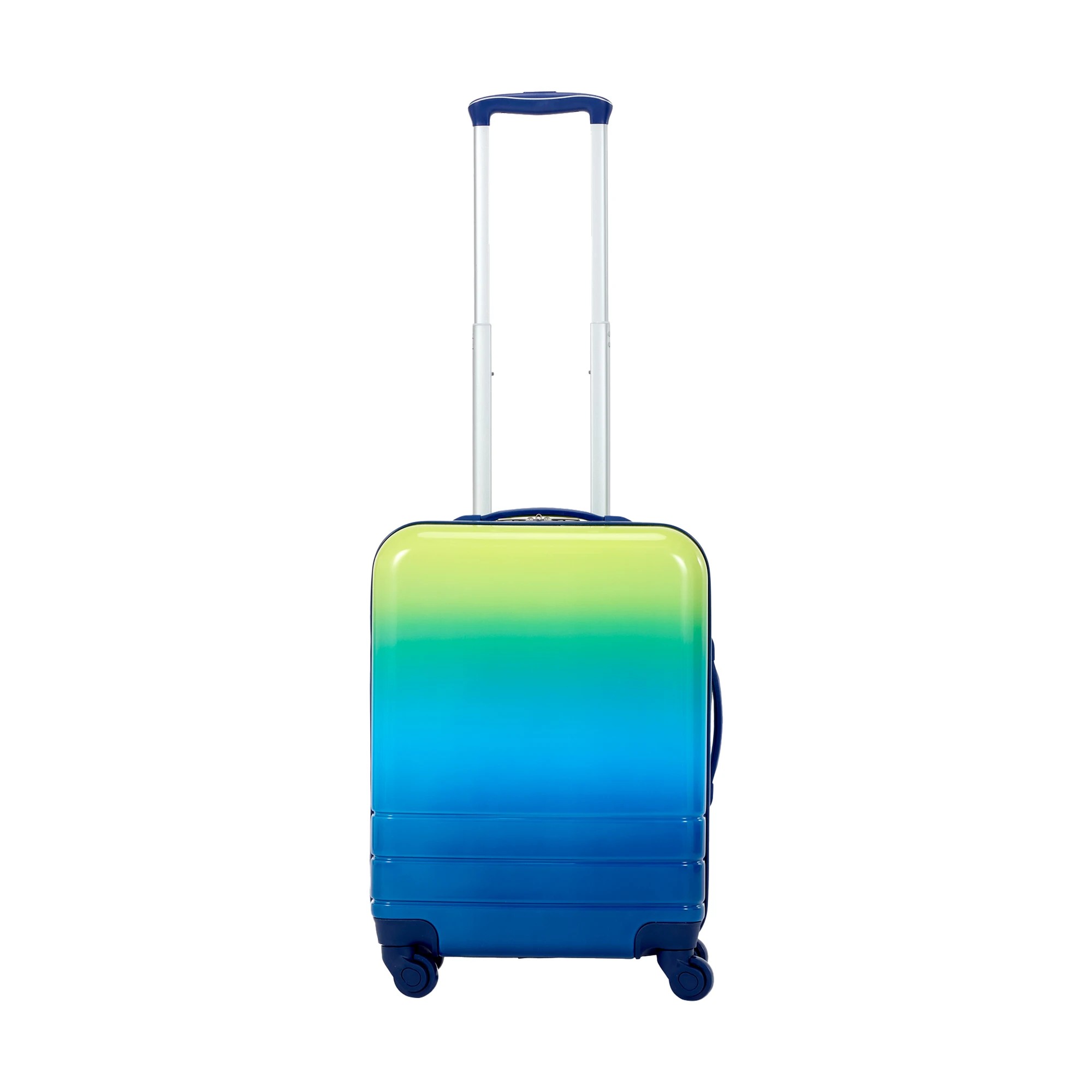 4 55cm Ombre Hard Case 4 Wheels - Green and Blue, 4 of 8