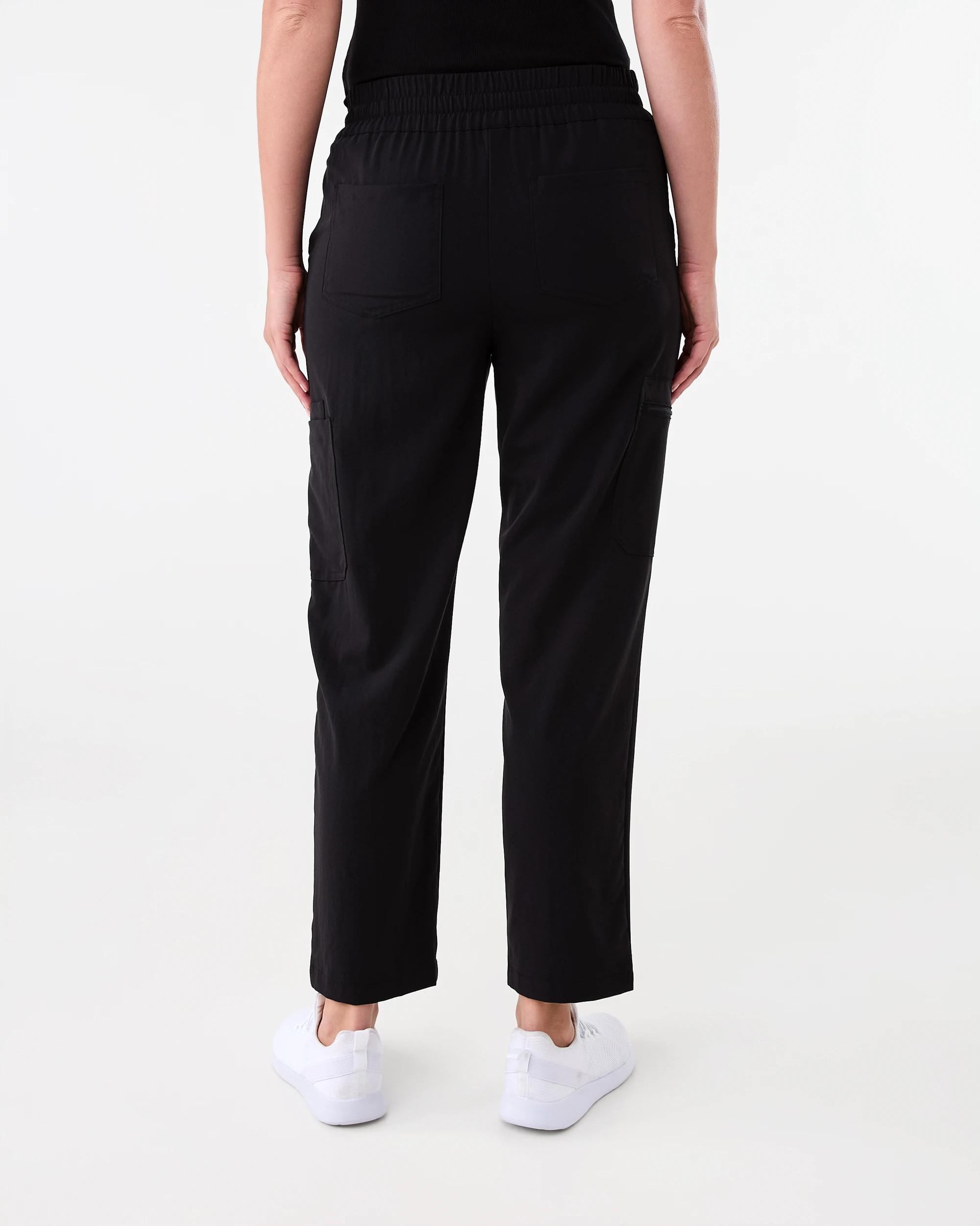 3 Workwear Scrub Cargo Pants Black, 3 of 7