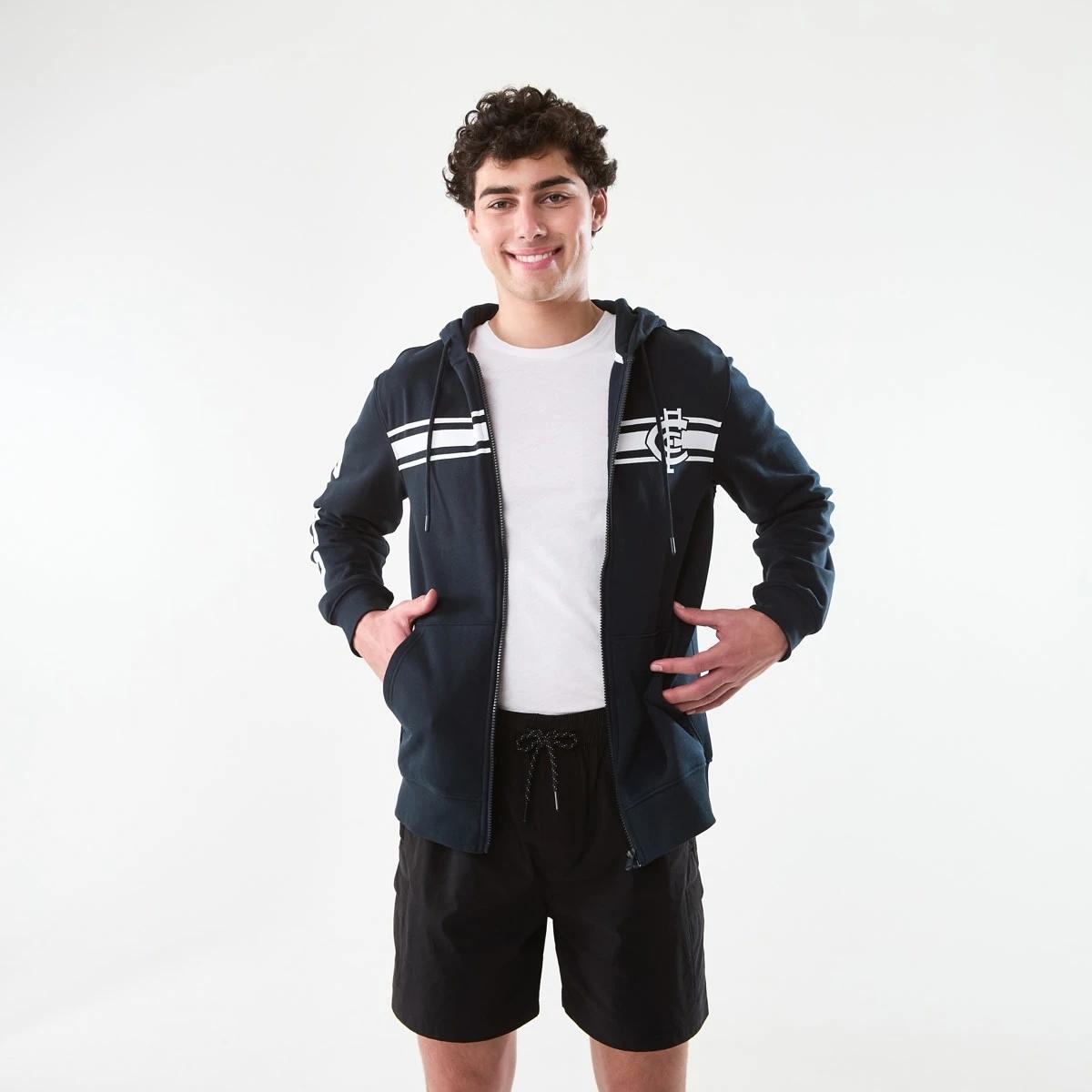 2 Official AFL Adult Zip Through Hoodie Carlton, 2 of 10