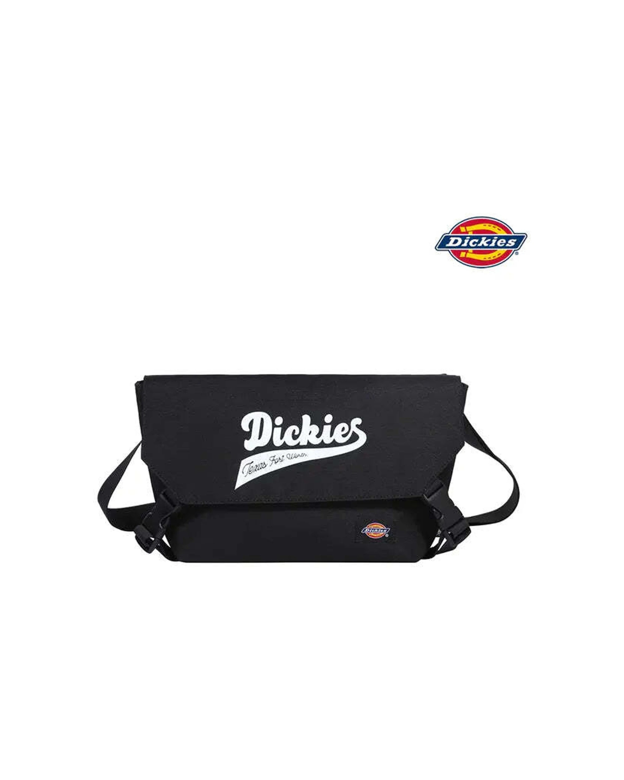 1 Dickies Moreauville Messenger Bag Durable Canvas With Adjustable Strap - One Size - Black, 1 of 3