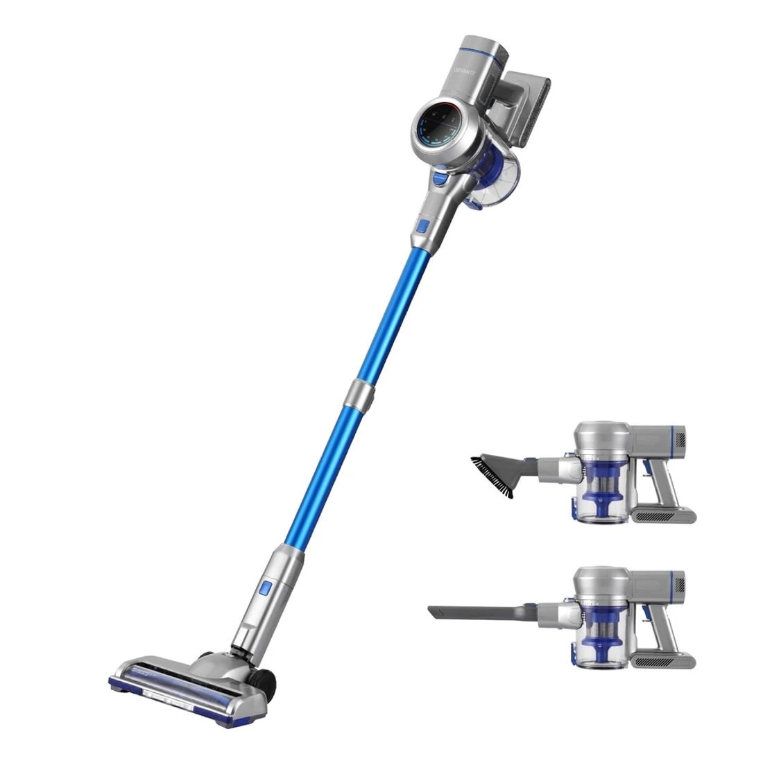 1 Devanti 300W Stick Vacuum Cleaner Cordless Self - Blue, 1 of 7