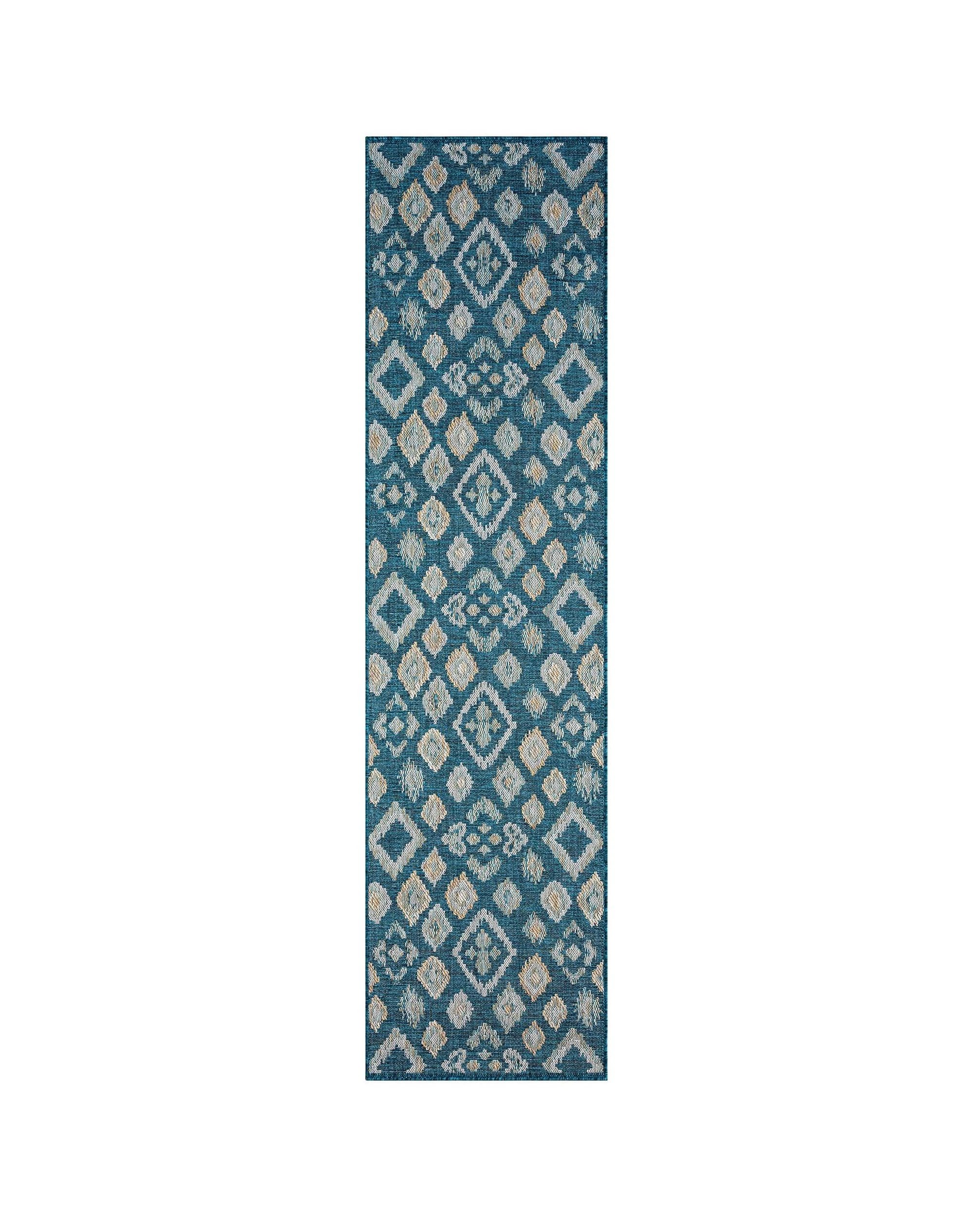 1 La Grace Home Cascade Premium Runner - 80x150cm - Turquoise, 1 of 9