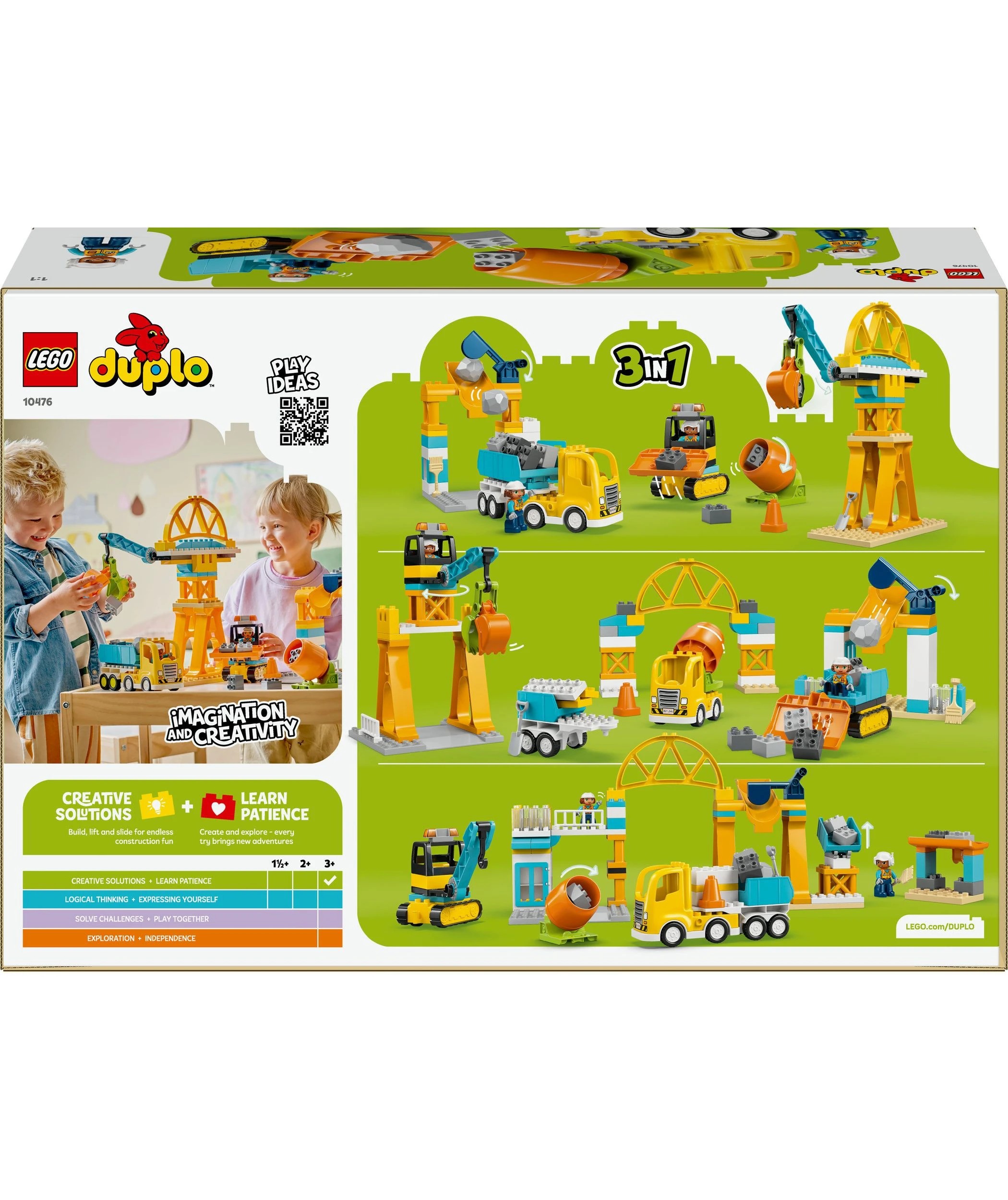 10 LEGO DUPLO Town 3 in 1 Construction Site and Vehicles 10476, 10 of 10