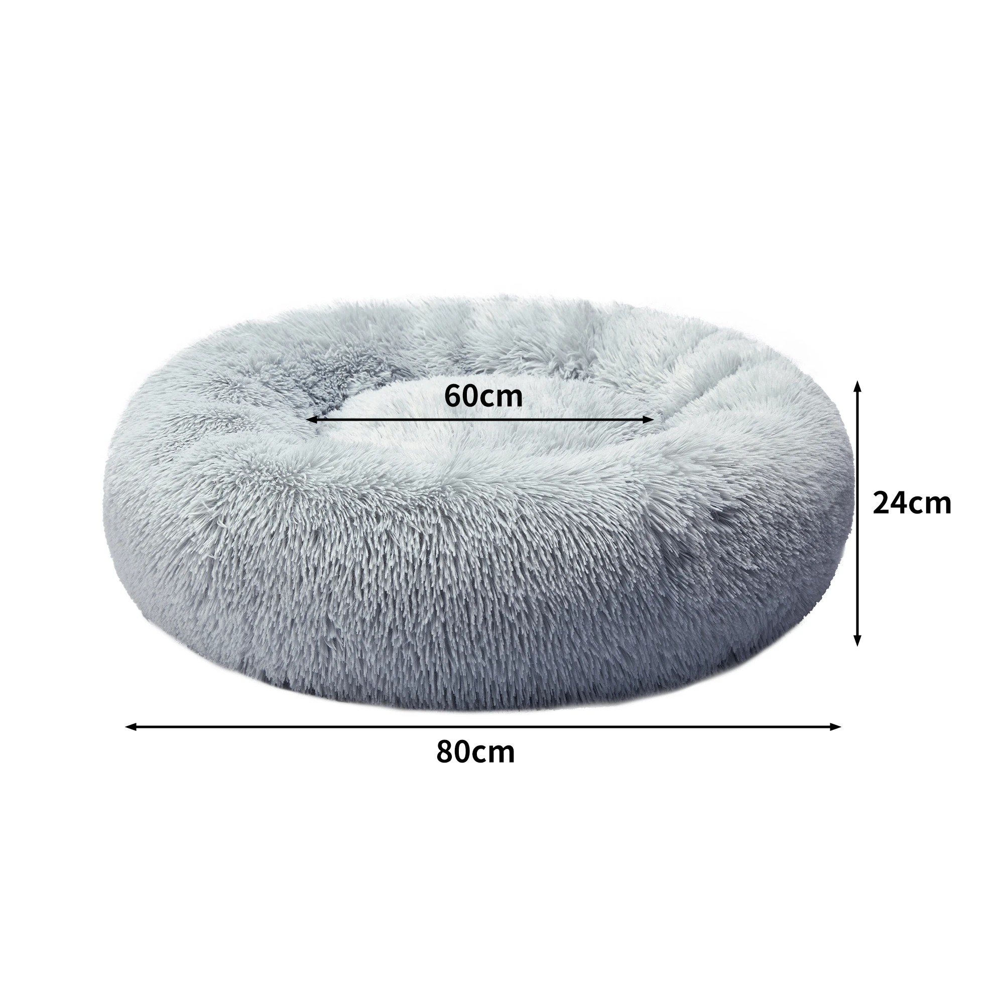 3 Pawz Round Pet Bed Xl - Grey, 3 of 7