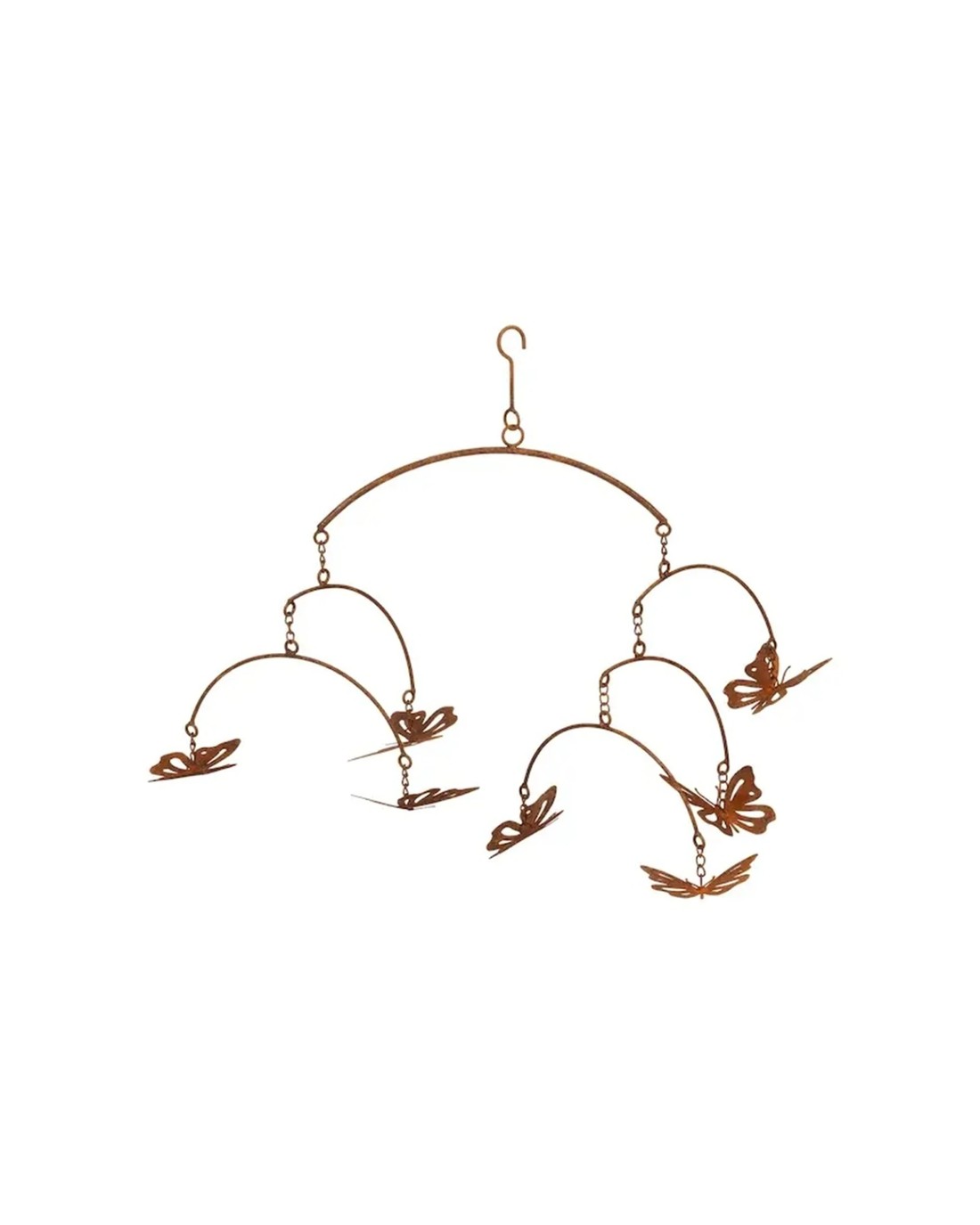Alfresco Butterfly Dragonfly Rust Chain Garden Hanger - Bronze - Kmart