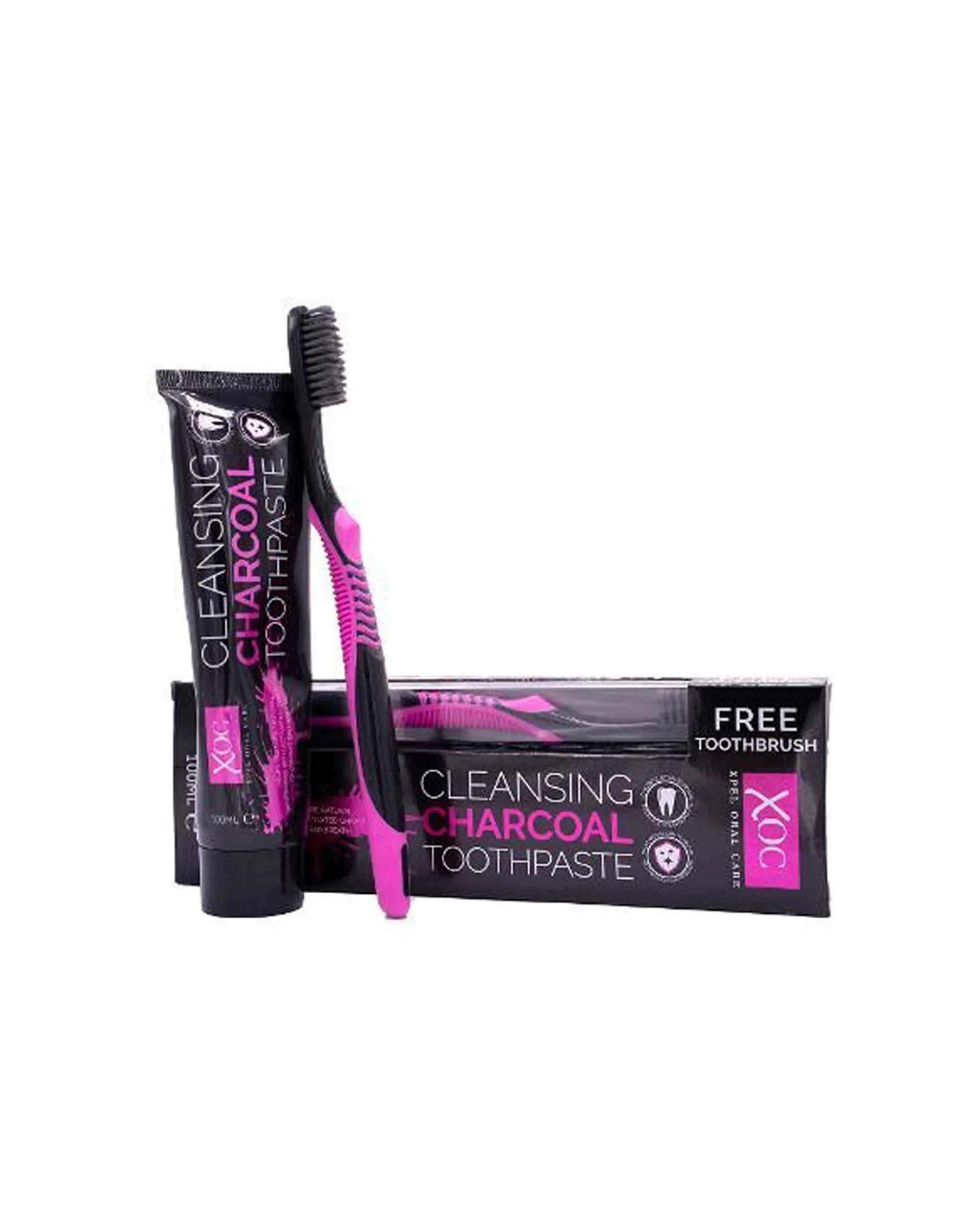 3 XOC 12PK Cleansing Charcoal Toothpaste Travel Oral Care 100ml - Multi, 3 of 7