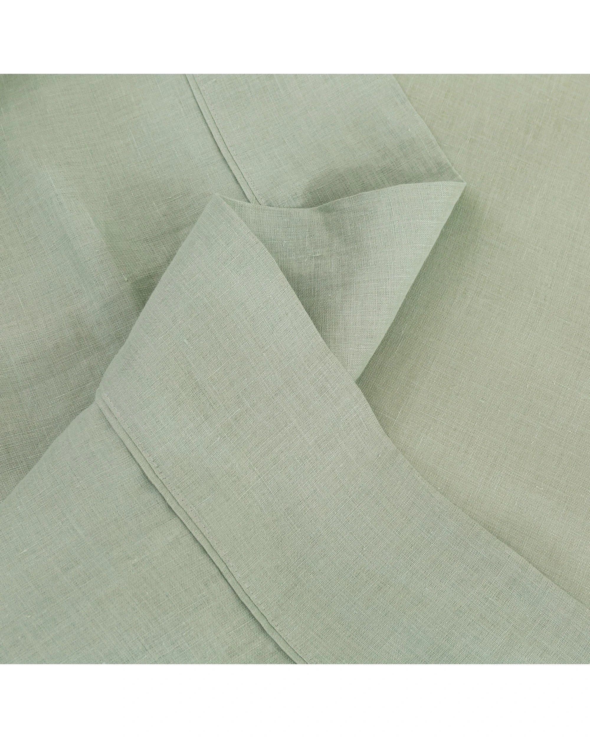 5 Natural Home Vintage Washed 100% Hemp Sheet Set - Queen Bed - Sage, 5 of 8
