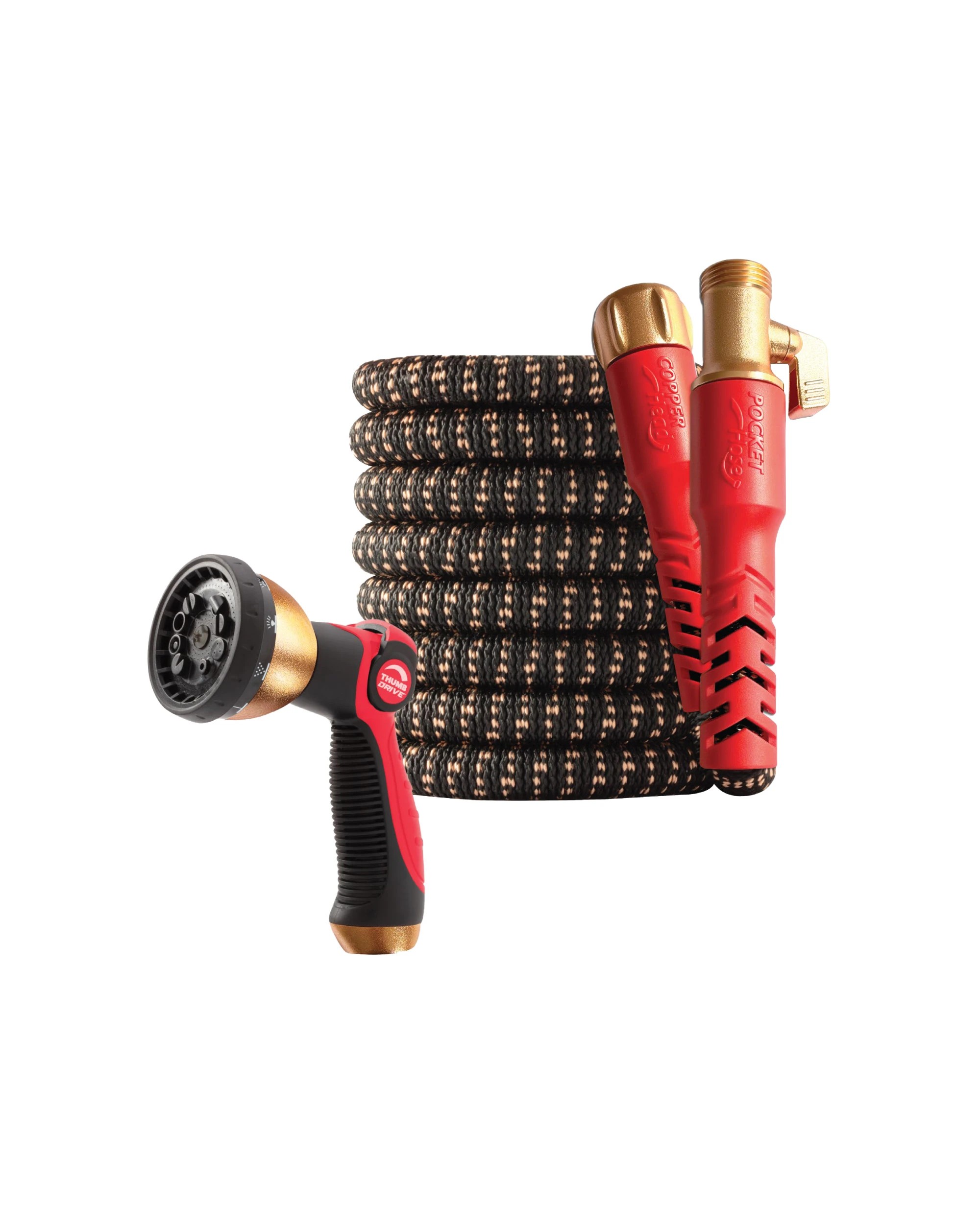 1 Pocket Hose Copper Head 7.5m Premium Ultra-Durable Expanding Garden Hose, 1 of 8