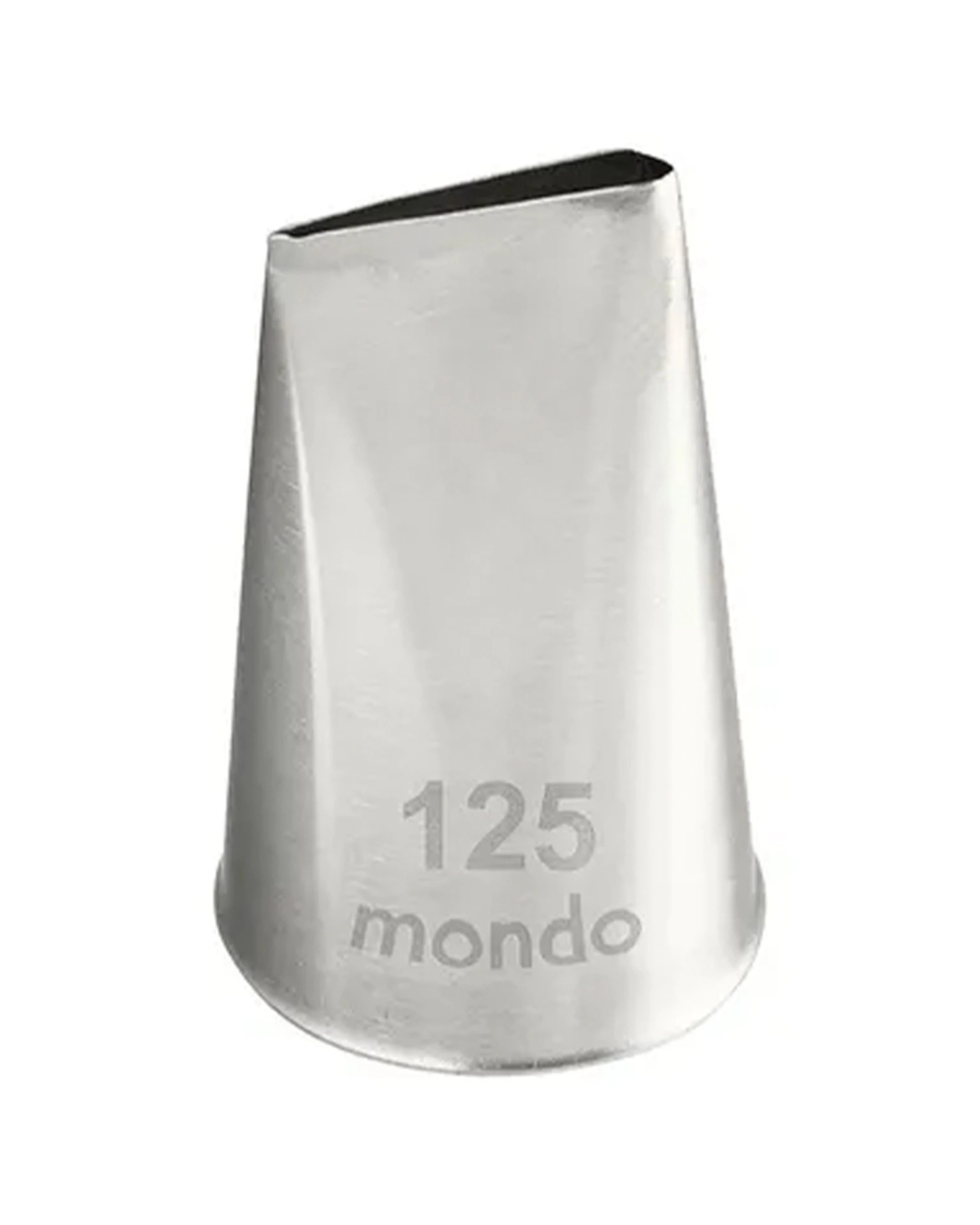 3 Mondo 4pk Stainless Steel Large Petal Piping Tip Corrosion Resistant Durable Set - Silver, 3 of 3