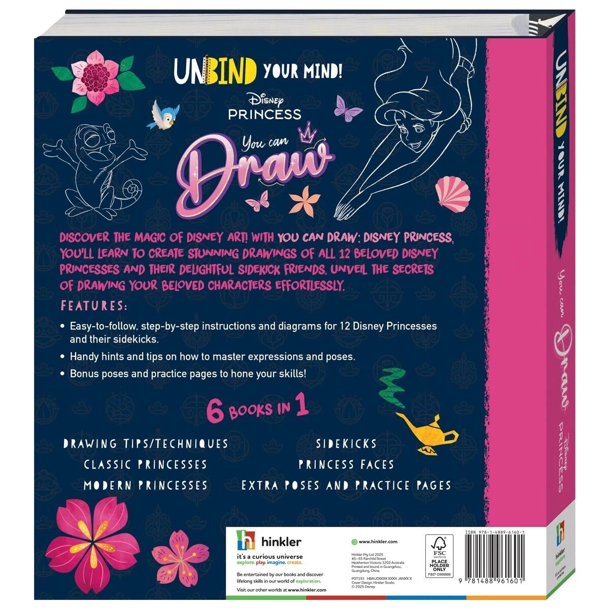 4 Unbind Your Mind! Disney Princess You Can Draw - Book, 4 of 4