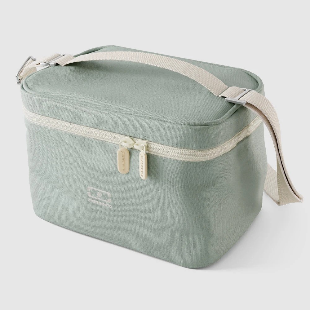 1 Monbento Arctic Insulated Cooler Lunch Bag Natural - Green - Green, 1 of 5