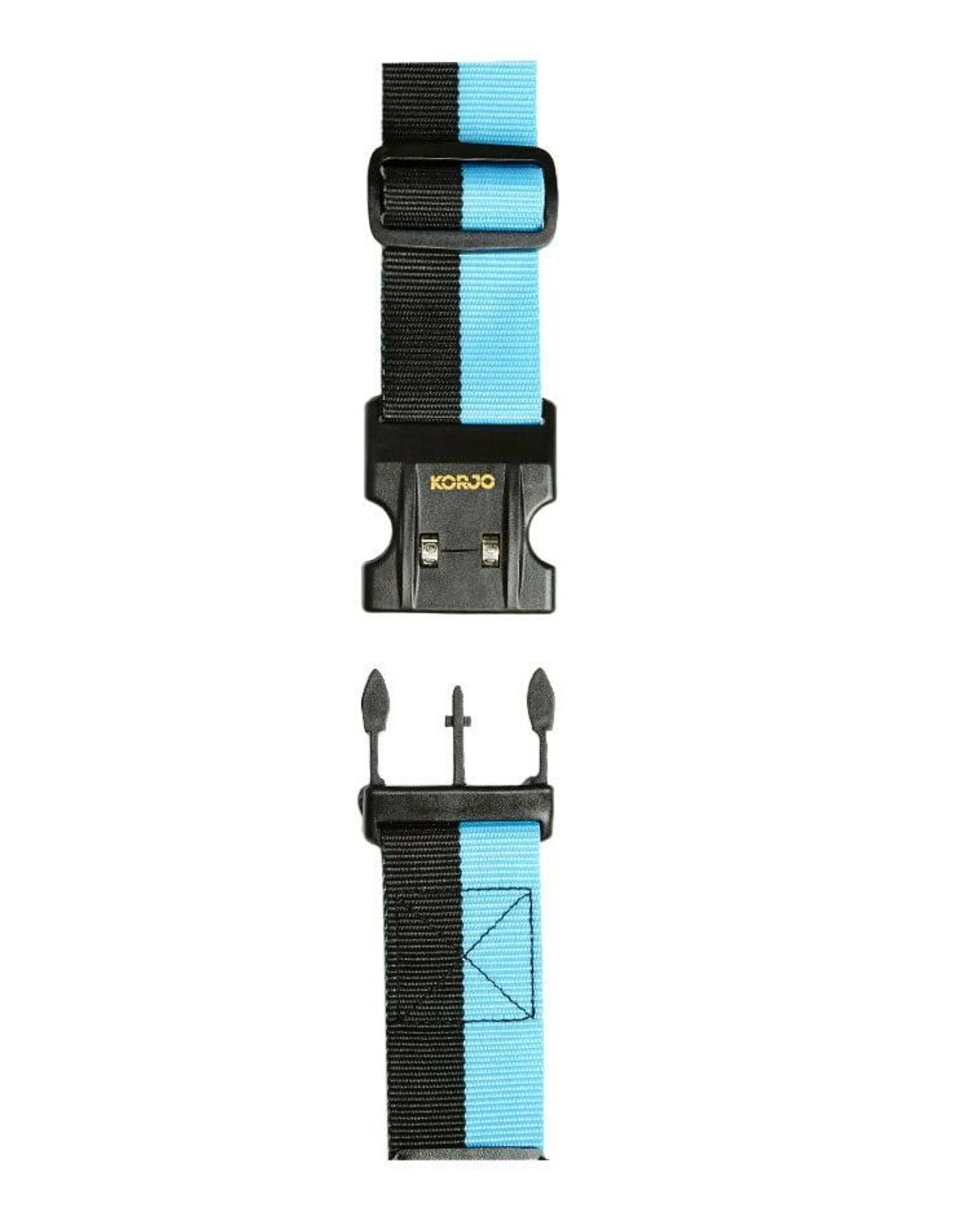 4 Korjo Combination Lock Luggage Strap - Assorted Colours, 4 of 4