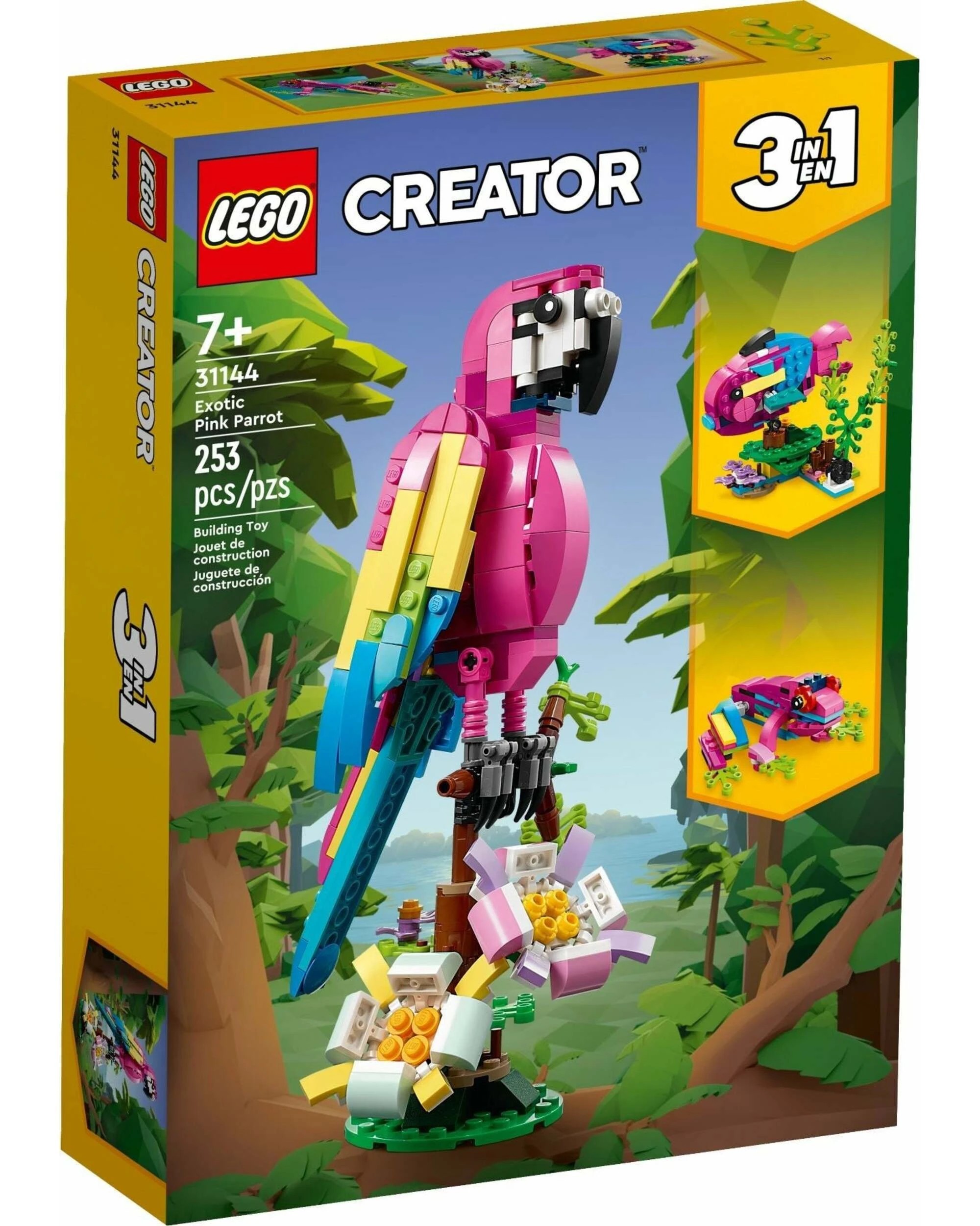 1 LEGO Creator 3-in-1 Series 31144 Exotic Pink Parrot, 1 of 5