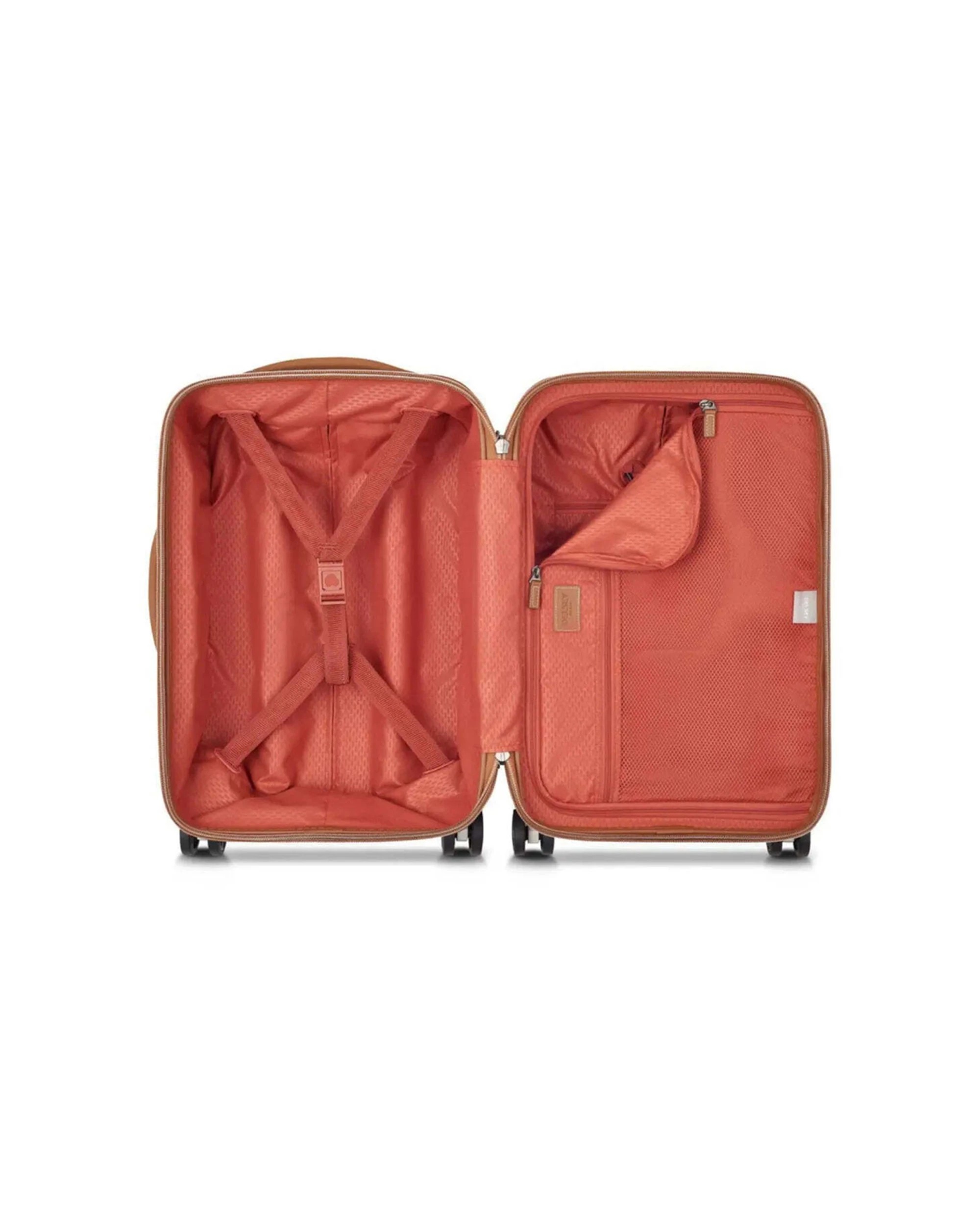 2 Delsey Luggage Chatelet Air 2.0 - 55 cm 4-Wheel Cabin Suitcase TSA Lock USB Port Angora - White, 2 of 5