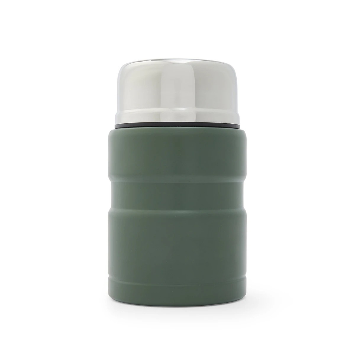 3 490ml Olive Food Flask with Spoon, 3 of 9