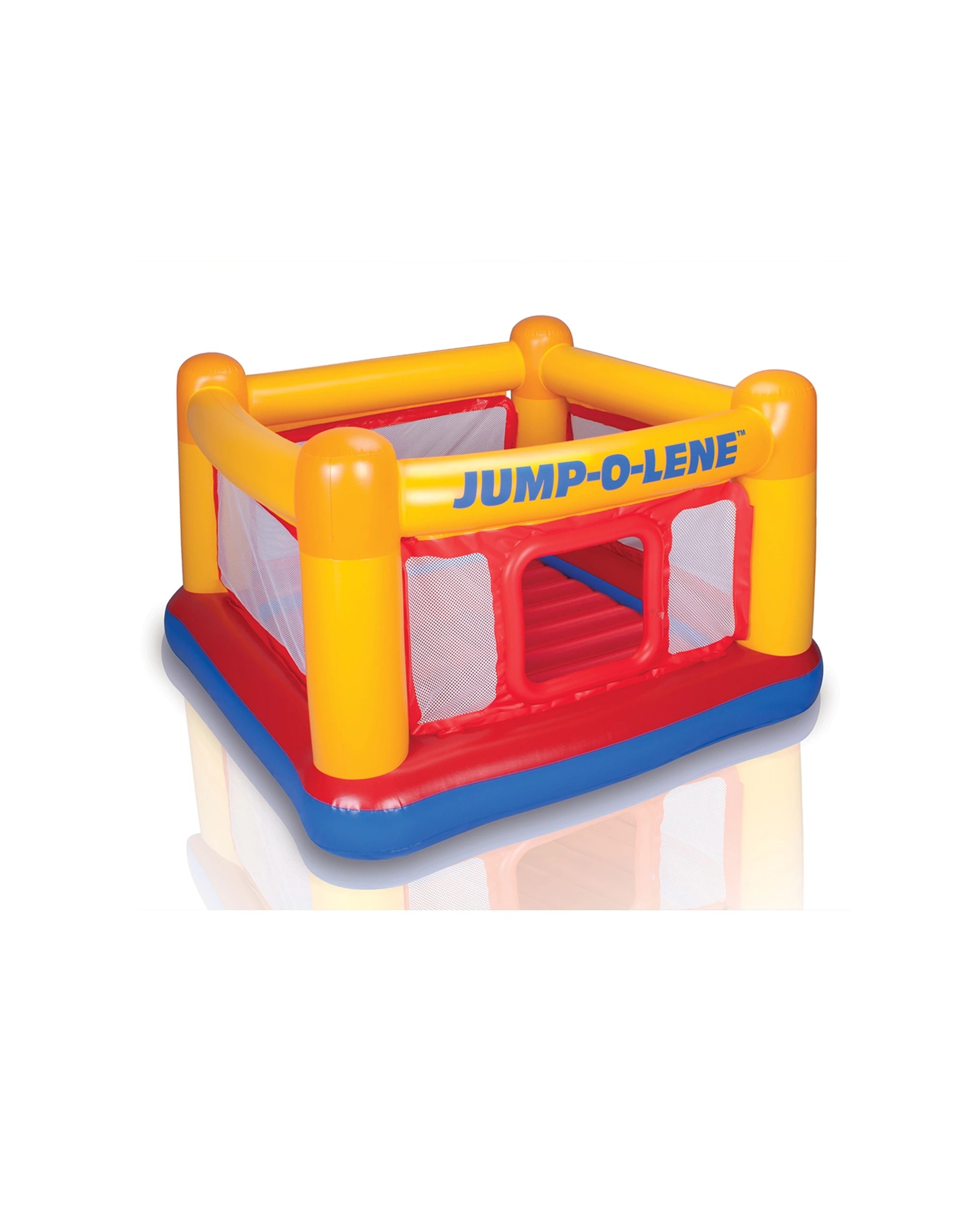 1 Intex 174cm Inflatable Jump O Lene Kids Playhouse Indoor Outdoor Jumping Castle - Multi, 1 of 3