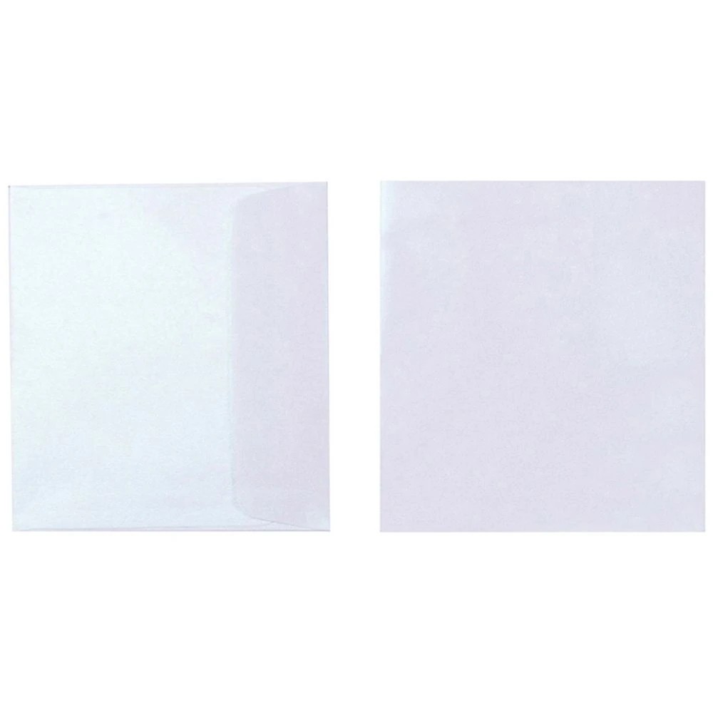1 Quill Metallique 150mm Square Envelopes Peridot 10 Pack, 1 of 2