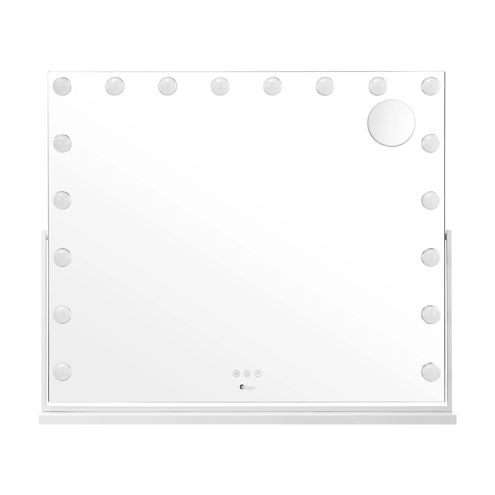 7 Oikiture Led Hollywood Makeup Mirror Rotatable Mirrors 83x69cm Bluetooth
 - White, 7 of 9