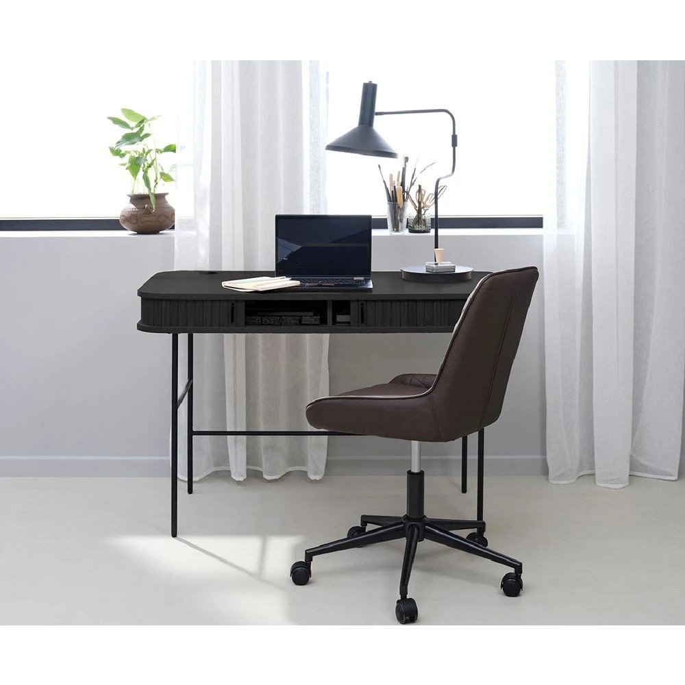 7 Nola Study Desk Black Desks, Tables and Workstations, 7 of 7