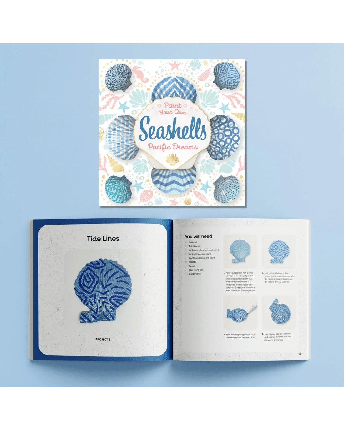 4 Craft Maker Paint Your Own Seashells Pacific Dreams Kit, 4 of 7