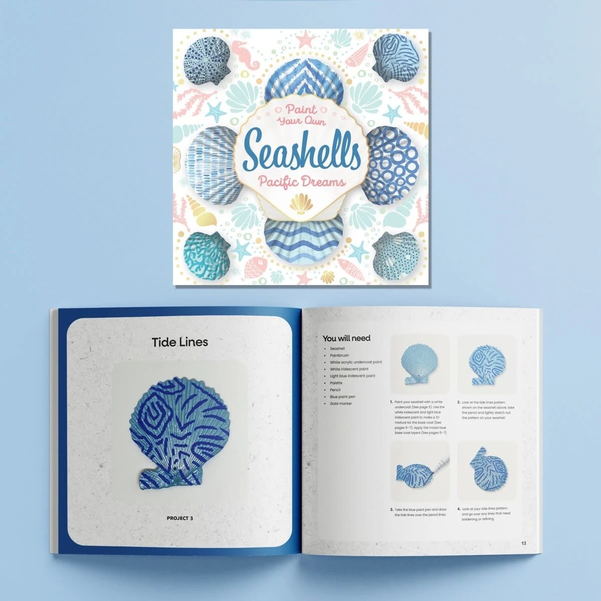 4 Craft Maker Paint Your Own Seashells Pacific Dreams Kit, 4 of 7