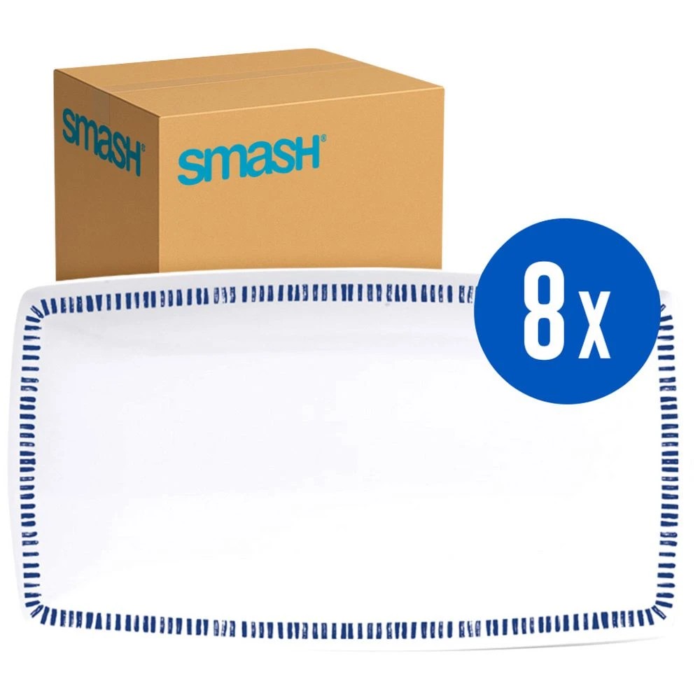 1 Smash Melamix Reusable Large Platter Nautical 8 Pack, 1 of 2