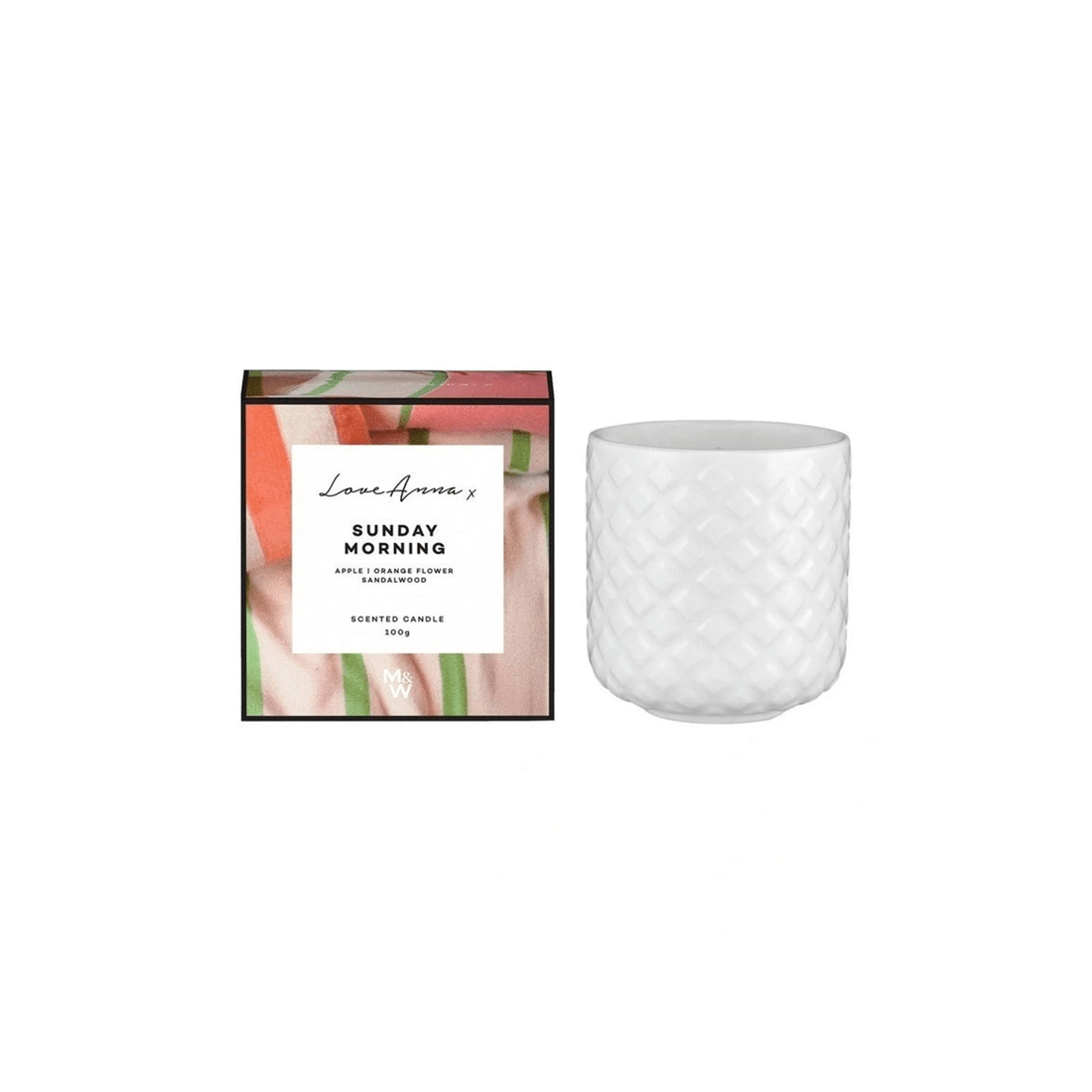 1 Love Anna X Scentimental Fragrance Candle 100g Sunday Morning Gift Boxed
 - Plain, 1 of 5