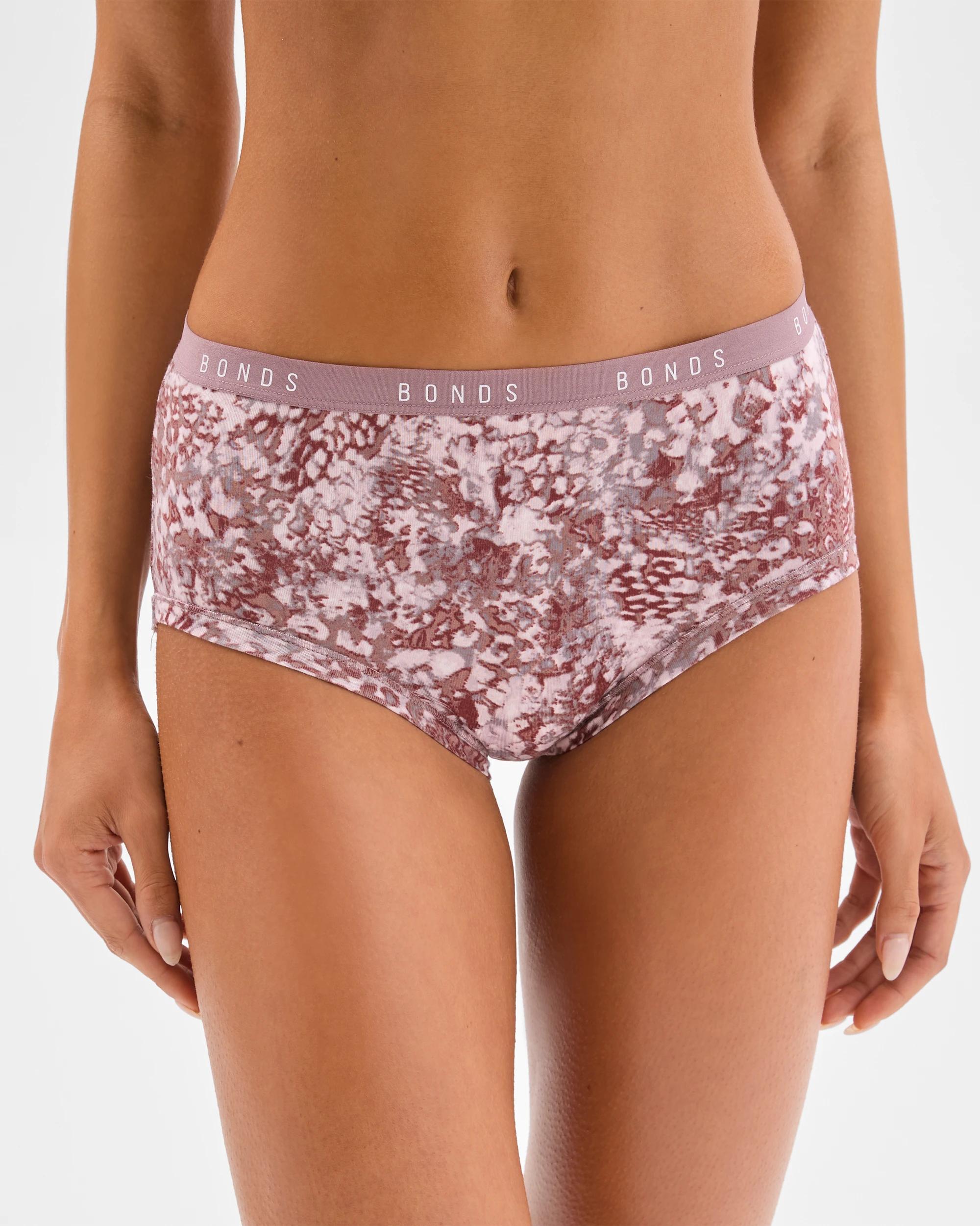 2 Bonds Cottontails 3 Pack Full Briefs WILD HIDE/DUSTY LAVENDER/WILDEST DREAMS, 2 of 4