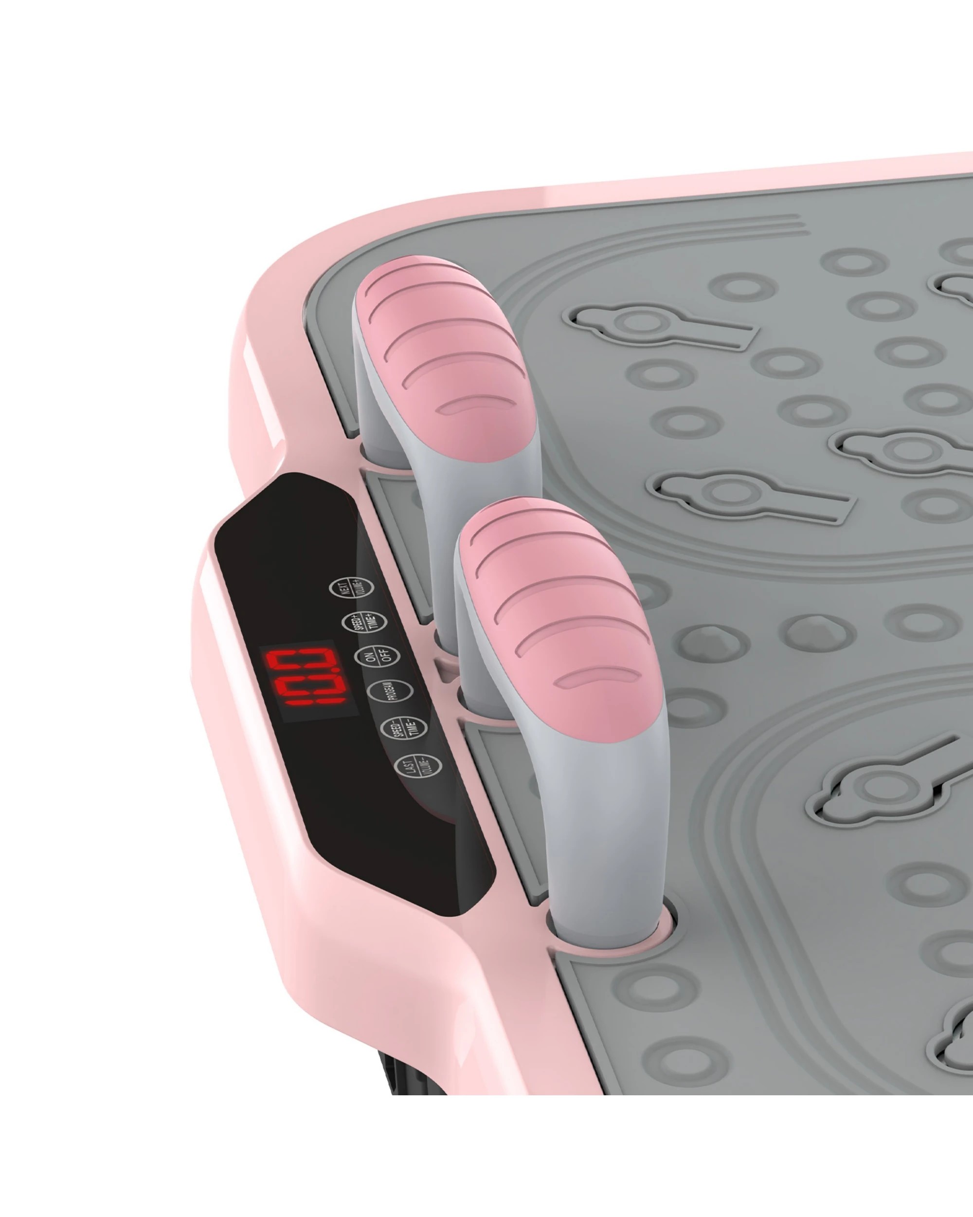 3 Advwin 200 Speed Vibration Plate Exercise Machine w/Push-up Handles for Home - 6 Preset Workouts, 150kg Capacity Pink, 3 of 7