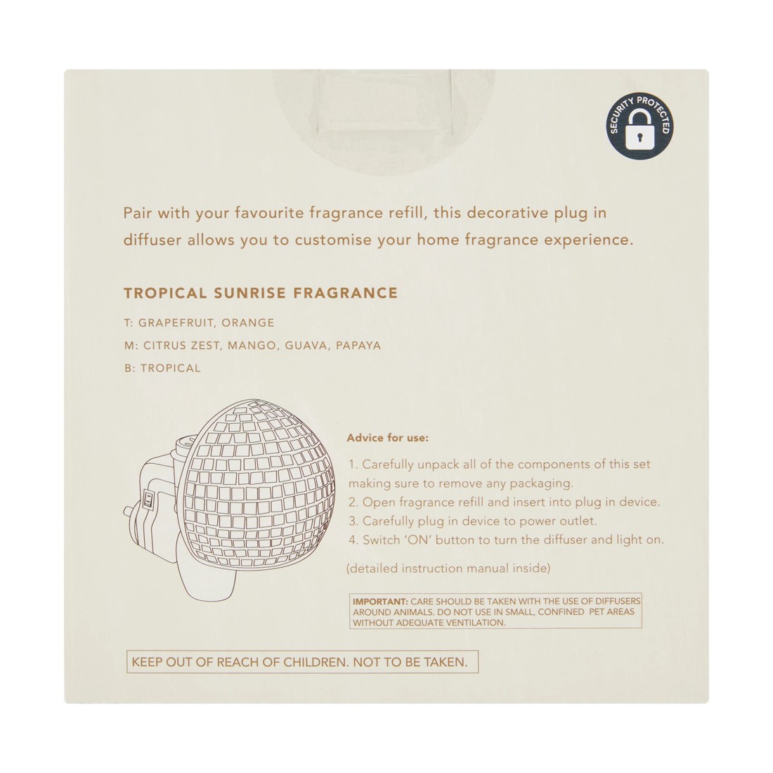 10 Mirror Ball Plug-In Diffuser with Light Starter Set - Tropical Sunrise Fragrance, 10 of 10