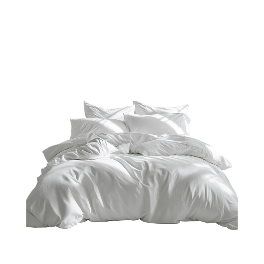 1 Amsons Double Bed Quilt Cover Set — 100% Double-Brushed Microfiber, White
 - Double Bed
 - white, 1 of 6