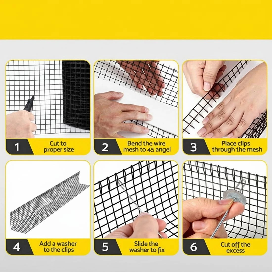 5 Gardeon 20cm x 30M Solar Panel Bird Guard Mesh Critter Guard Roll Kit with Rust-Proof PVC Coating - Black, 5 of 5