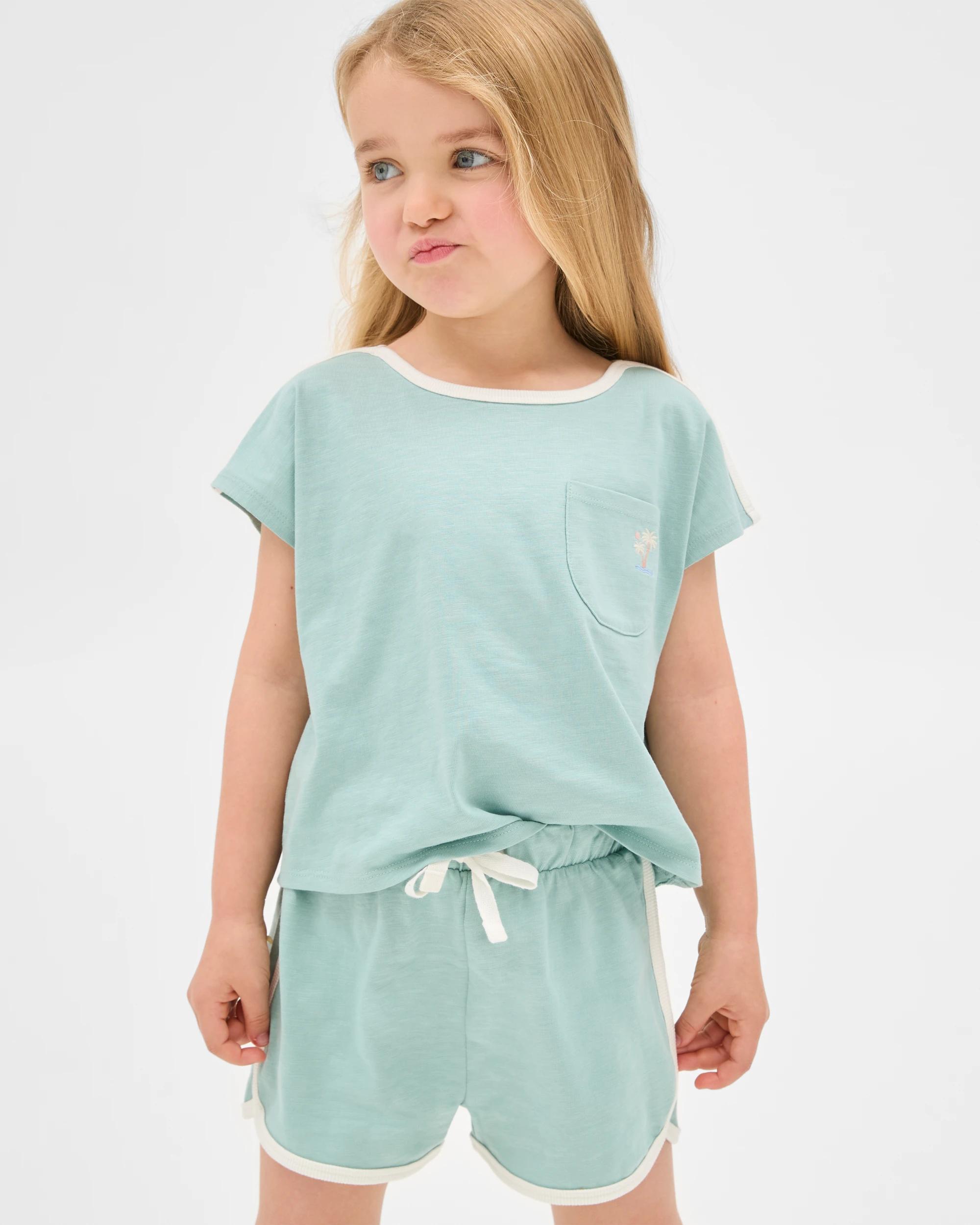 2 Target Australian Cotton Drop Shoulder T-shirt TEAL, 2 of 7