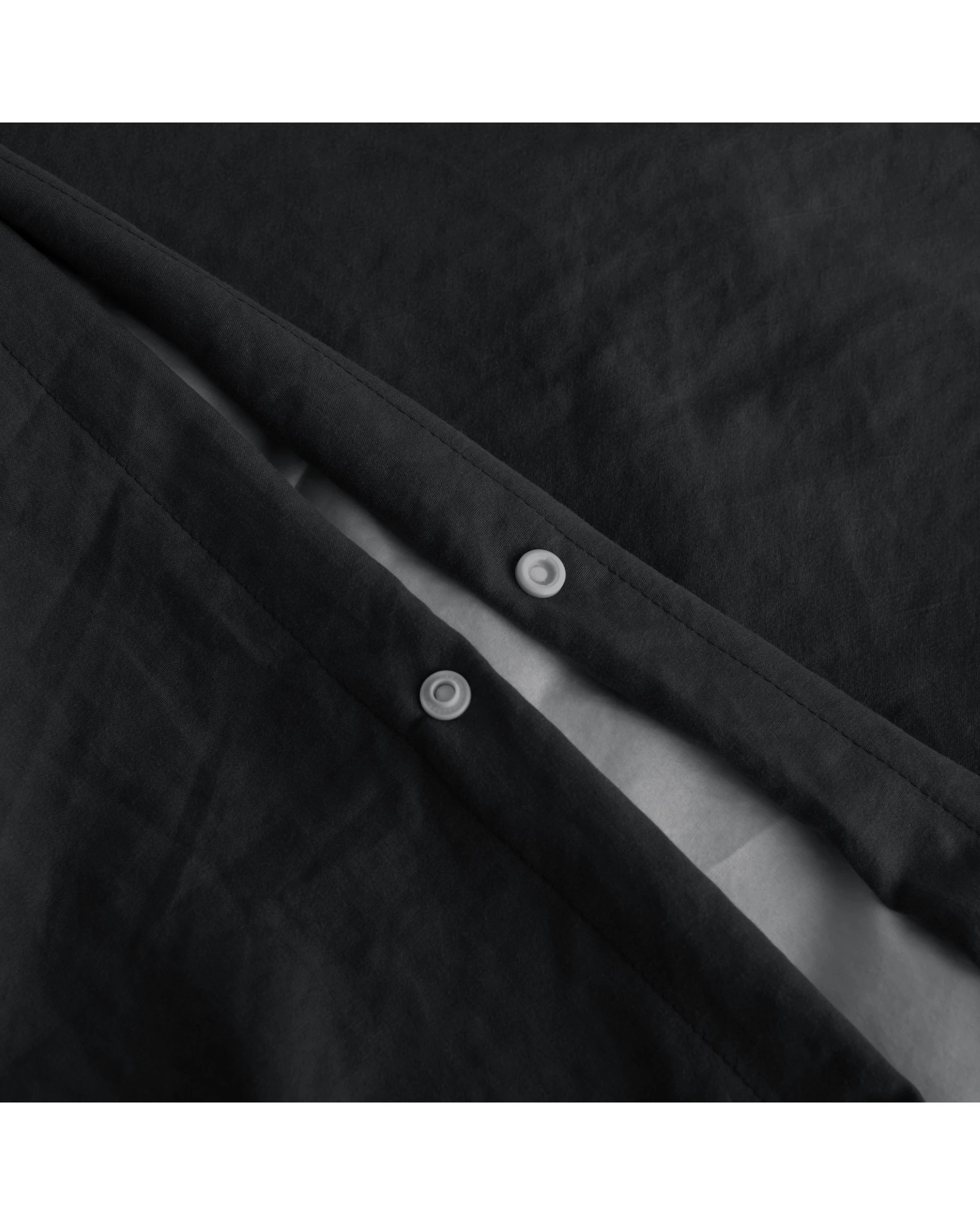 4 Dreamaker Superfine Washed Microfibre Quilt Cover Set - King Bed - Black, 4 of 7