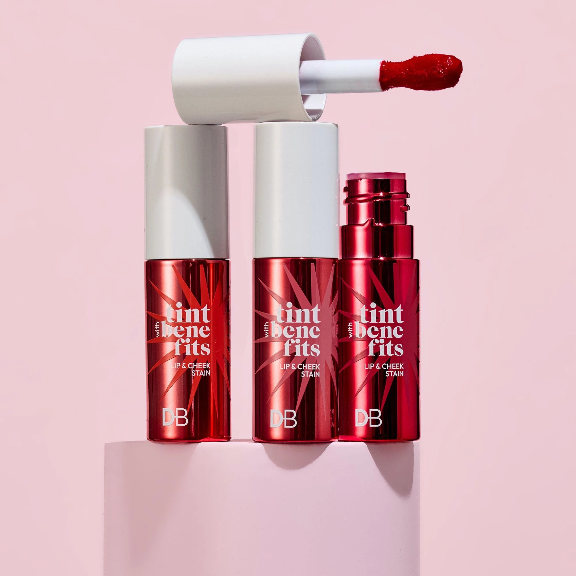 2 DB Designer Brands Tint with Benefits Lip & Cheek Stain - Dance, 2 of 4