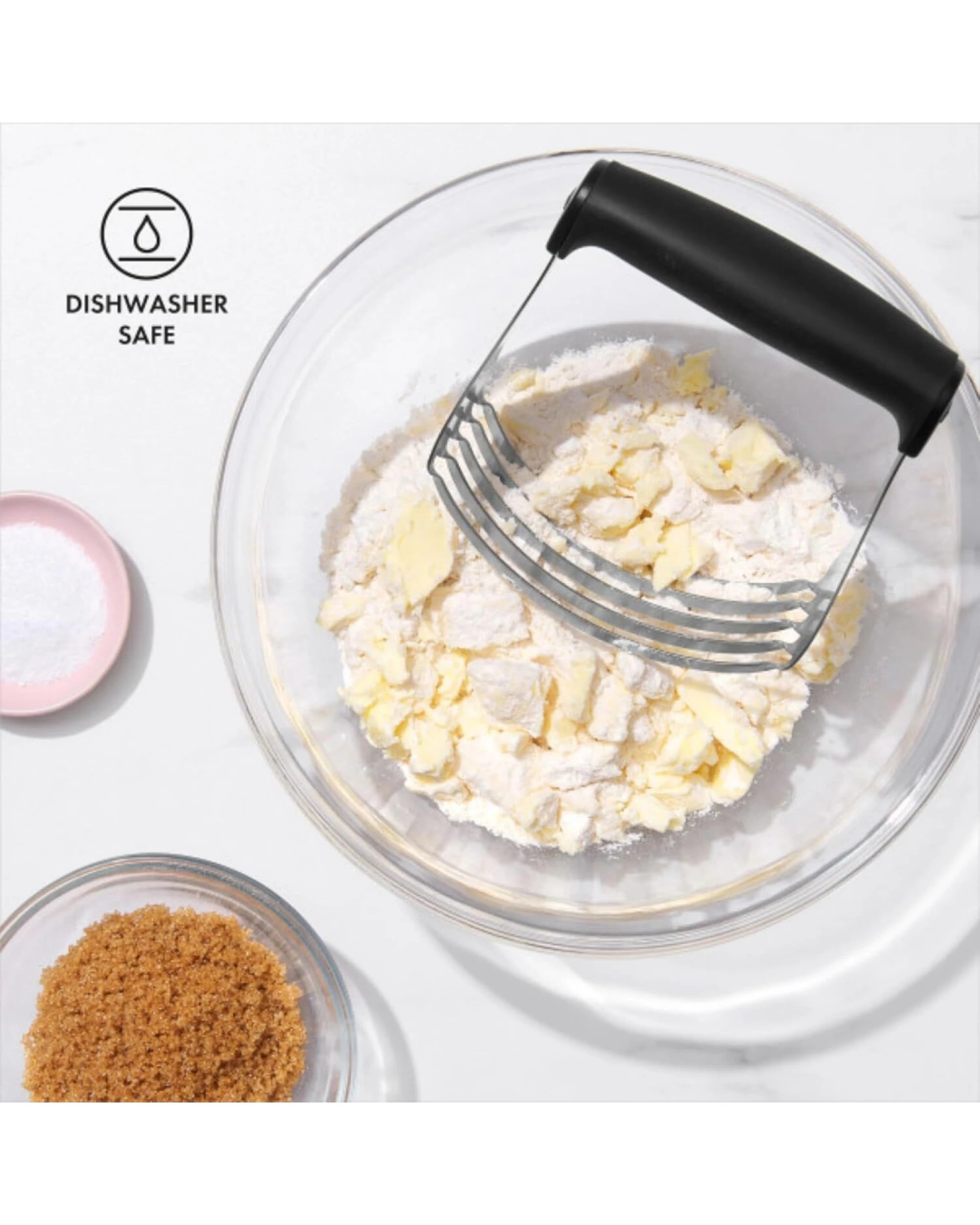 5 OXO Dough Blender and Cutter with Stainless Steel Blades and Non-Slip Handle, 5 of 7