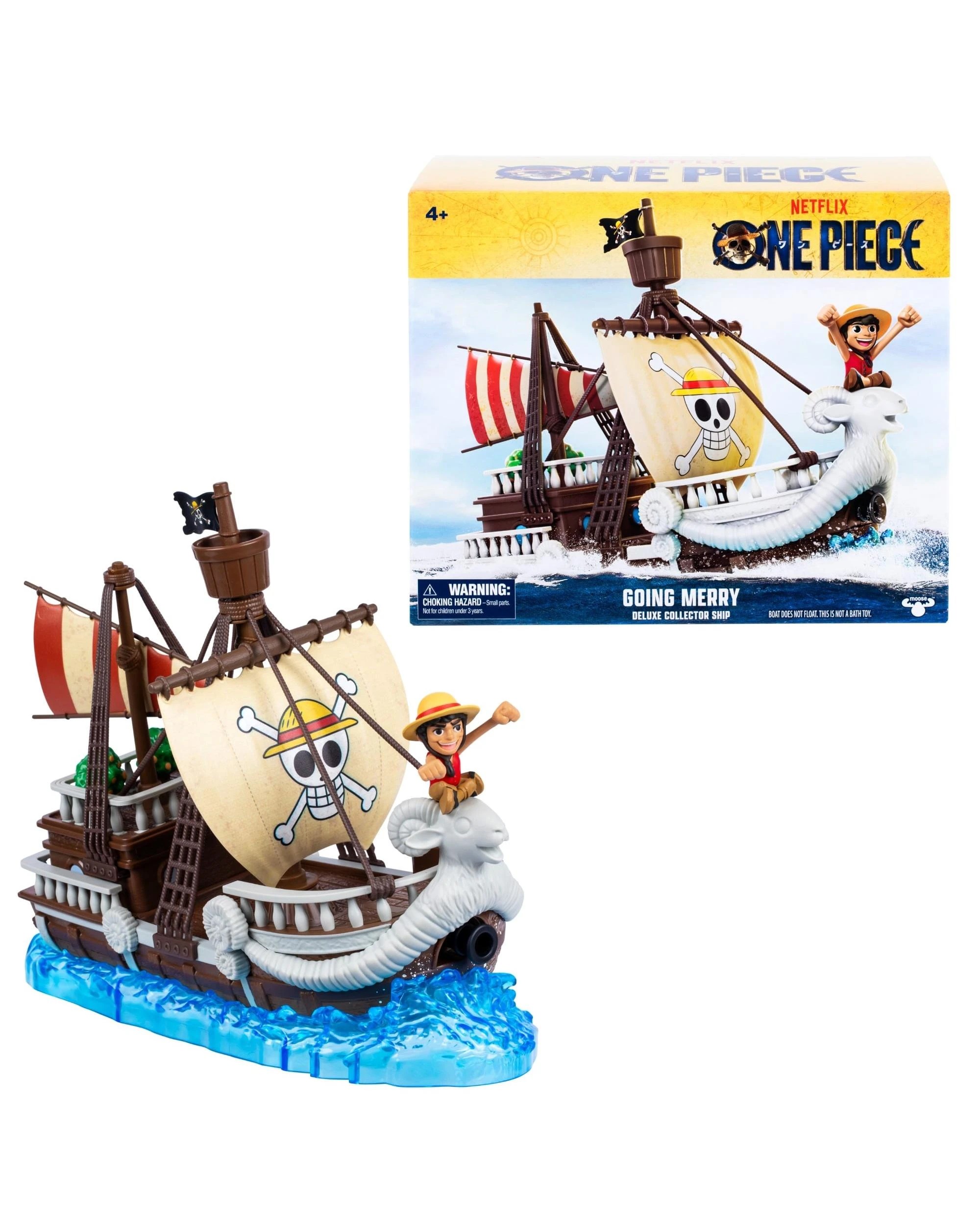 1 Netflix One Piece Going Merry Deluxe Collector Ship, 1 of 6
