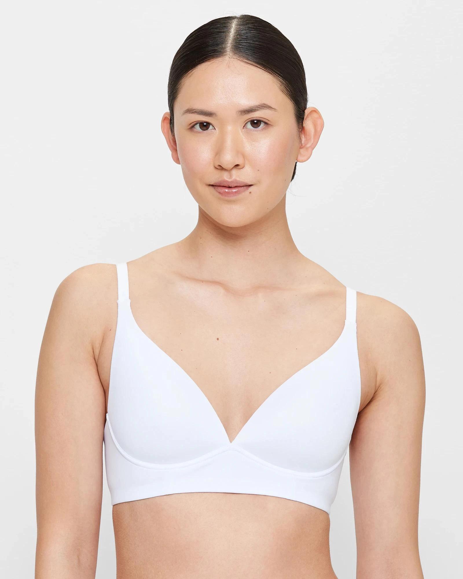 1 Target Soft Comfort Wirefree T-Shirt Bra WHITE, 1 of 5