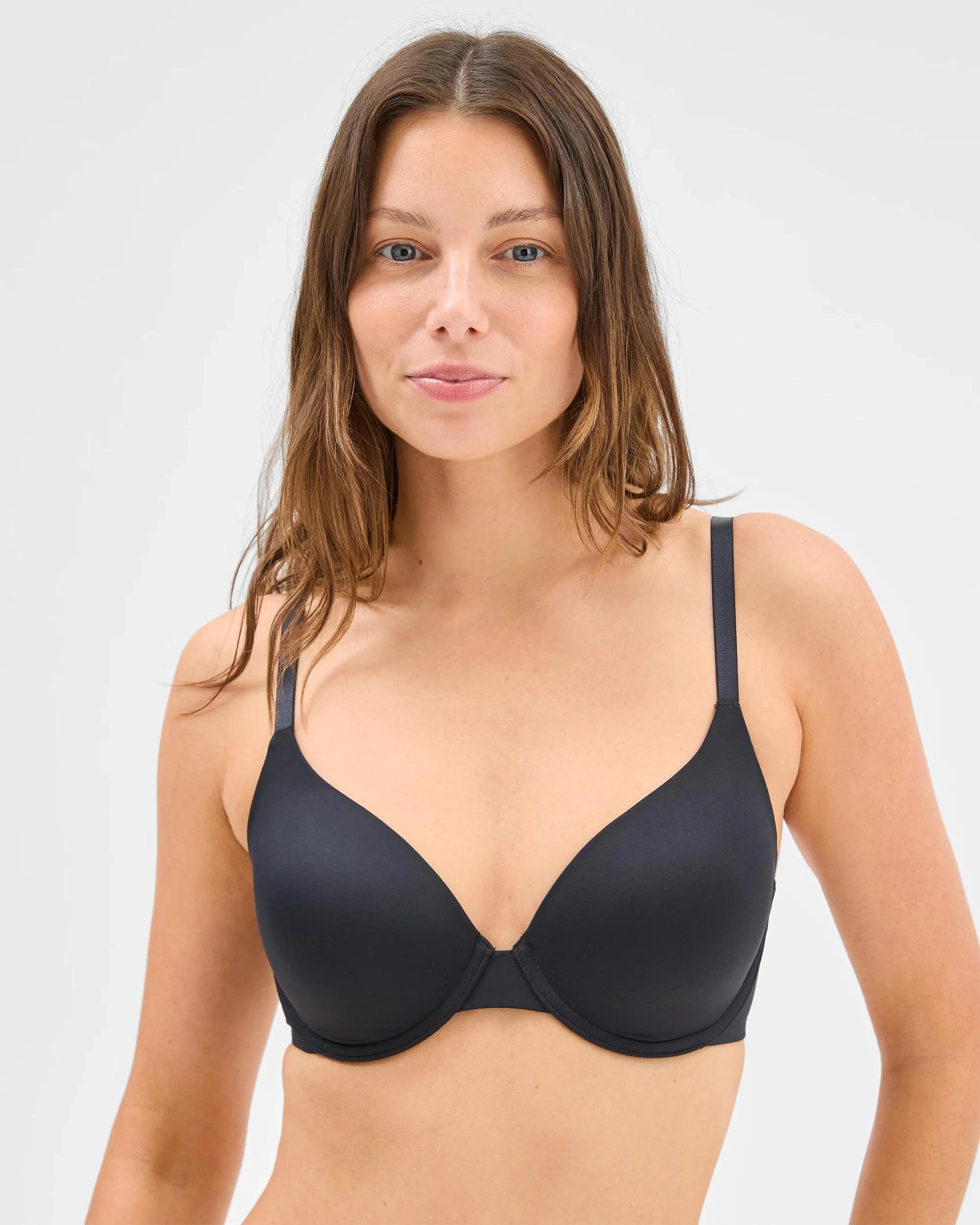 2 Target Woman 2 Pack Perfect Underwire T-Shirt Bra BLACK, 2 of 5