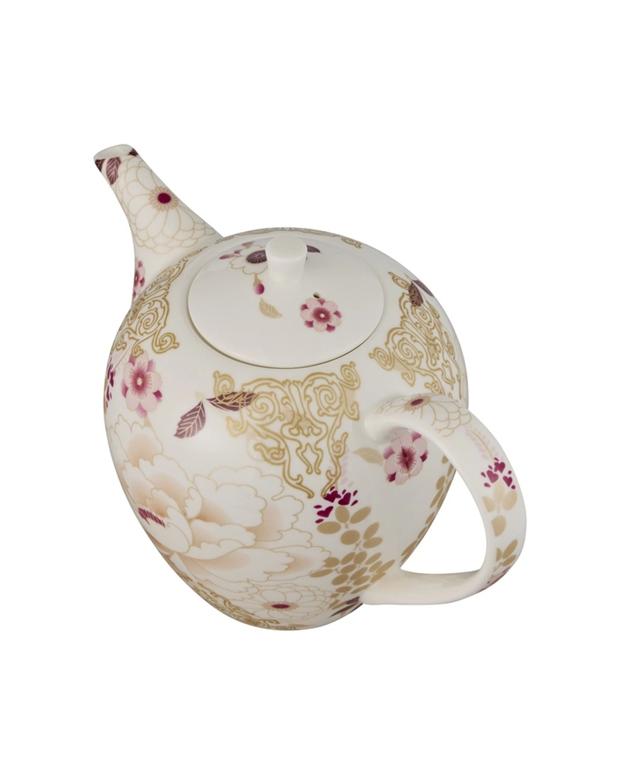 2 Maxwell And Williams Kimono Teapot Bone China 1.1L Gift Boxed Floral Pattern - Multi, 2 of 4