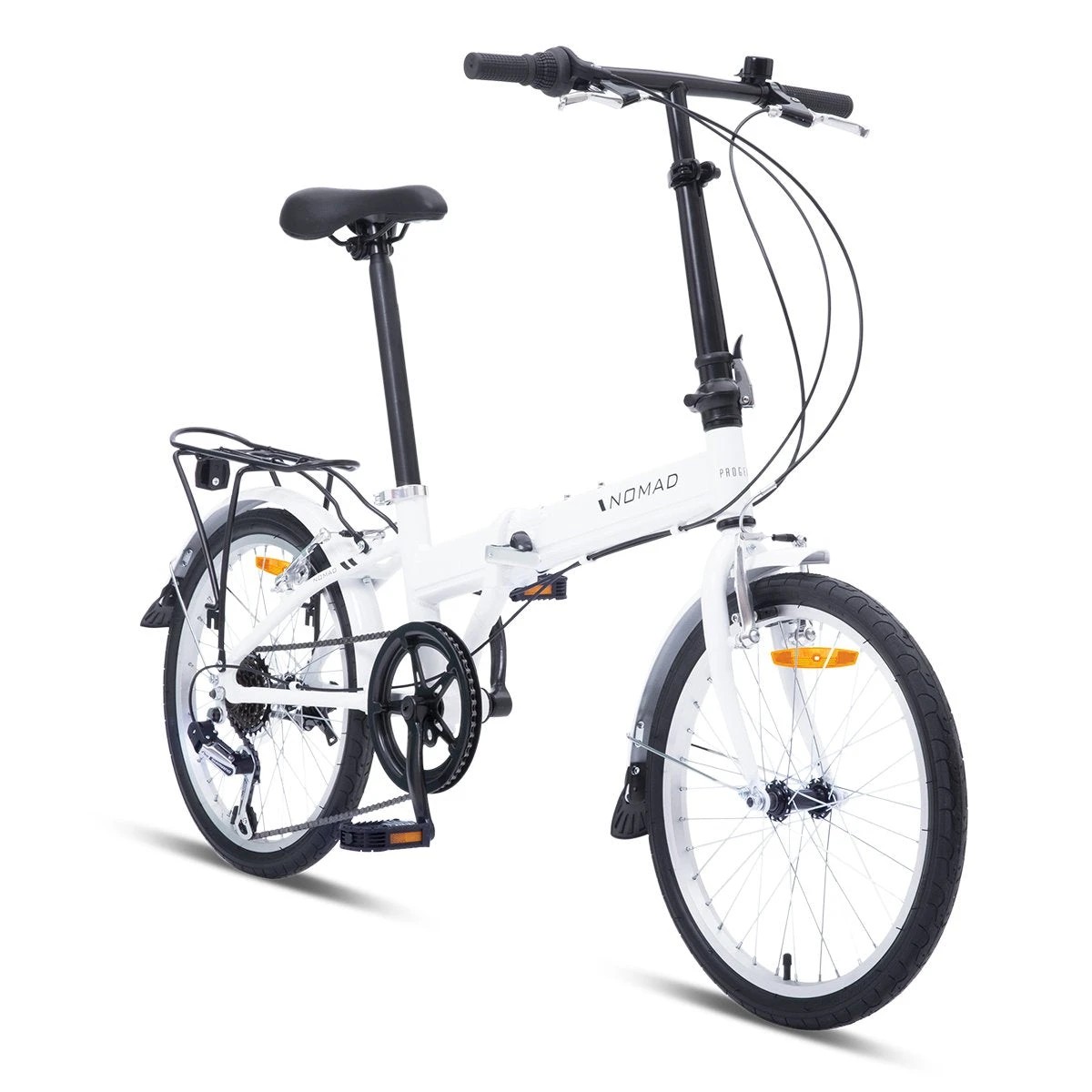 1 Progear Bikes Nomad Folding Bike 20" in Pearl White, 1 of 10